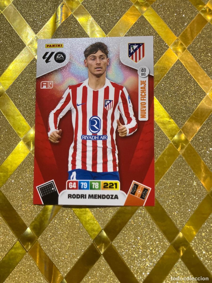 Football Stickers: CROMO DE FUTBOL NUMERO BIS 48 RODRI MENDOZA ATLETICO DE MADRID ADRENALYN XL 2025 2026 PANINI !