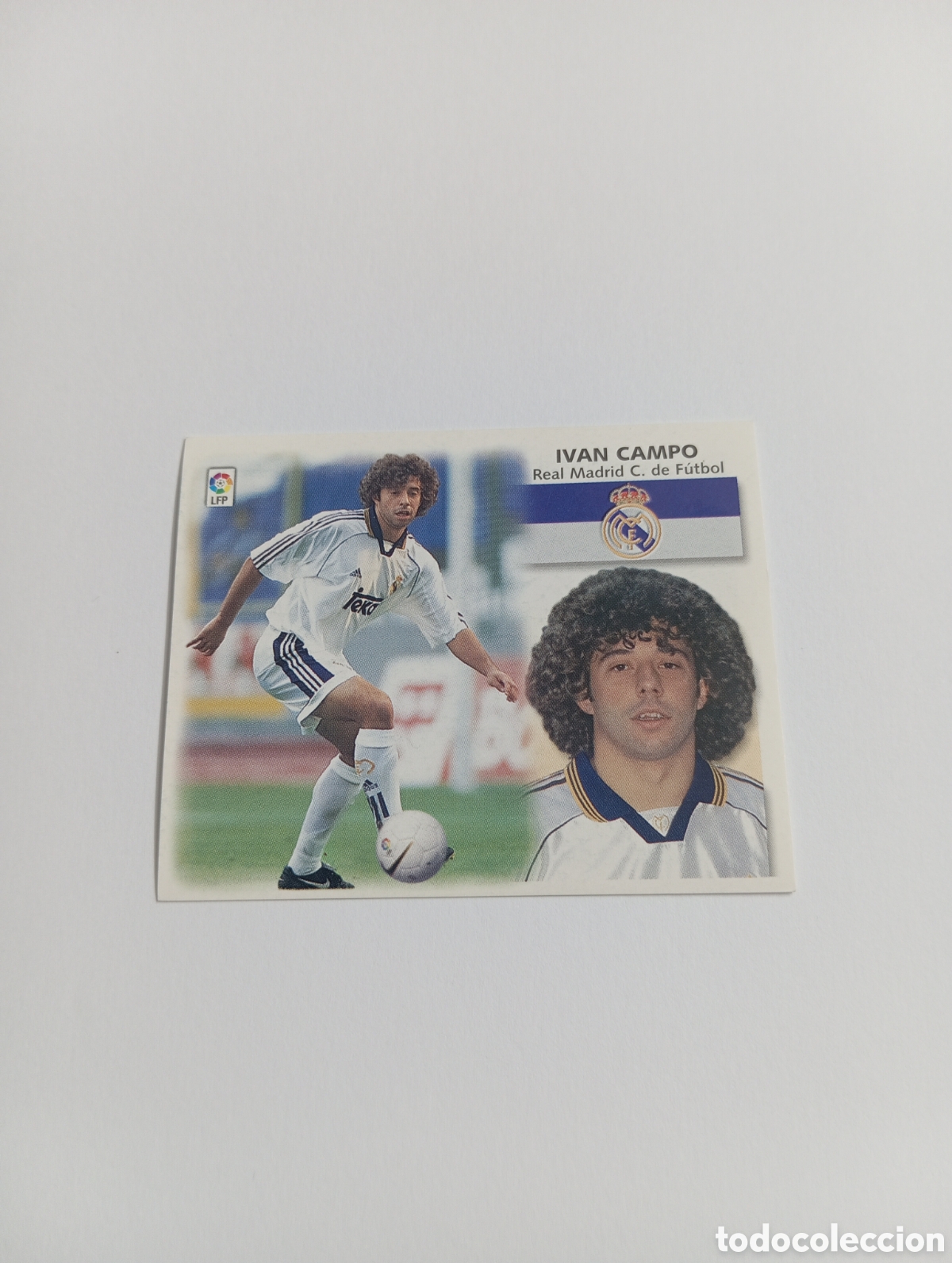 Cromos de F&uacute;tbol: IVAN CAMPO Real Madrid LIGA ESTE 1999 2000 PANINI 99 00 NUEVO SIN PEGAR