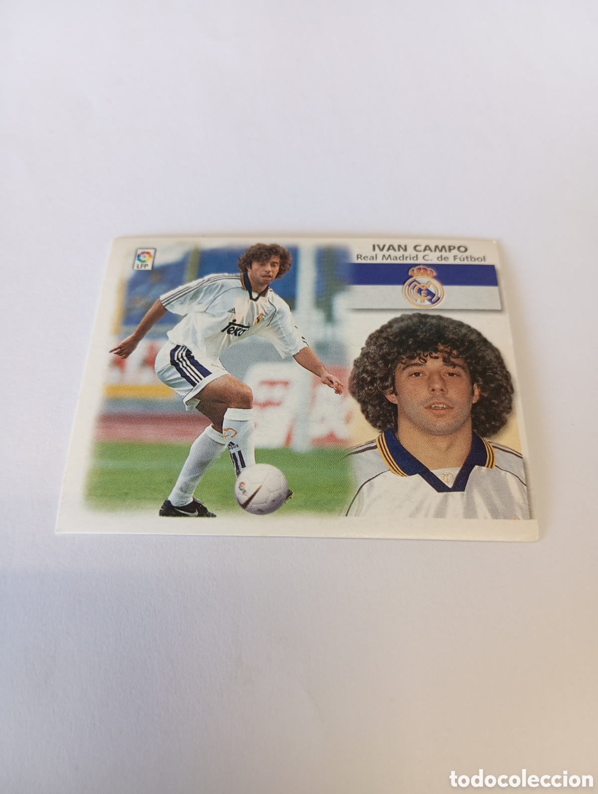 Cromos de F&uacute;tbol: IVAN CAMPO Real Madrid LIGA ESTE 1999 2000 PANINI 99 00 NUEVO SIN PEGAR