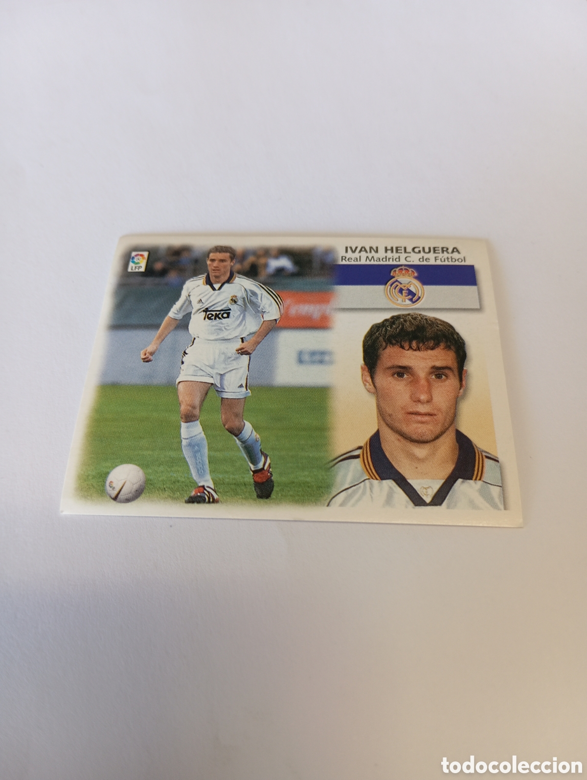 Cromos de F&uacute;tbol: IVAN HELGUERA Real Madrid LIGA ESTE 1999 2000 PANINI 99 00 NUEVO SIN PEGAR