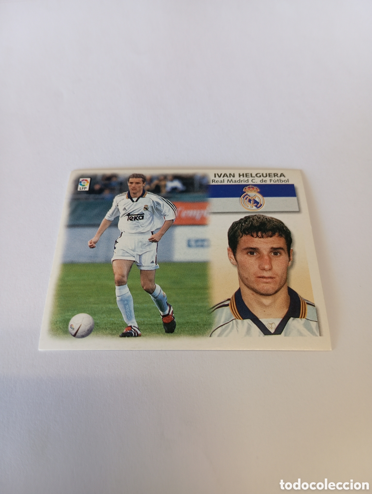 Cromos de F&uacute;tbol: IVAN HELGUERA Real Madrid LIGA ESTE 1999 2000 PANINI 99 00 NUEVO SIN PEGAR
