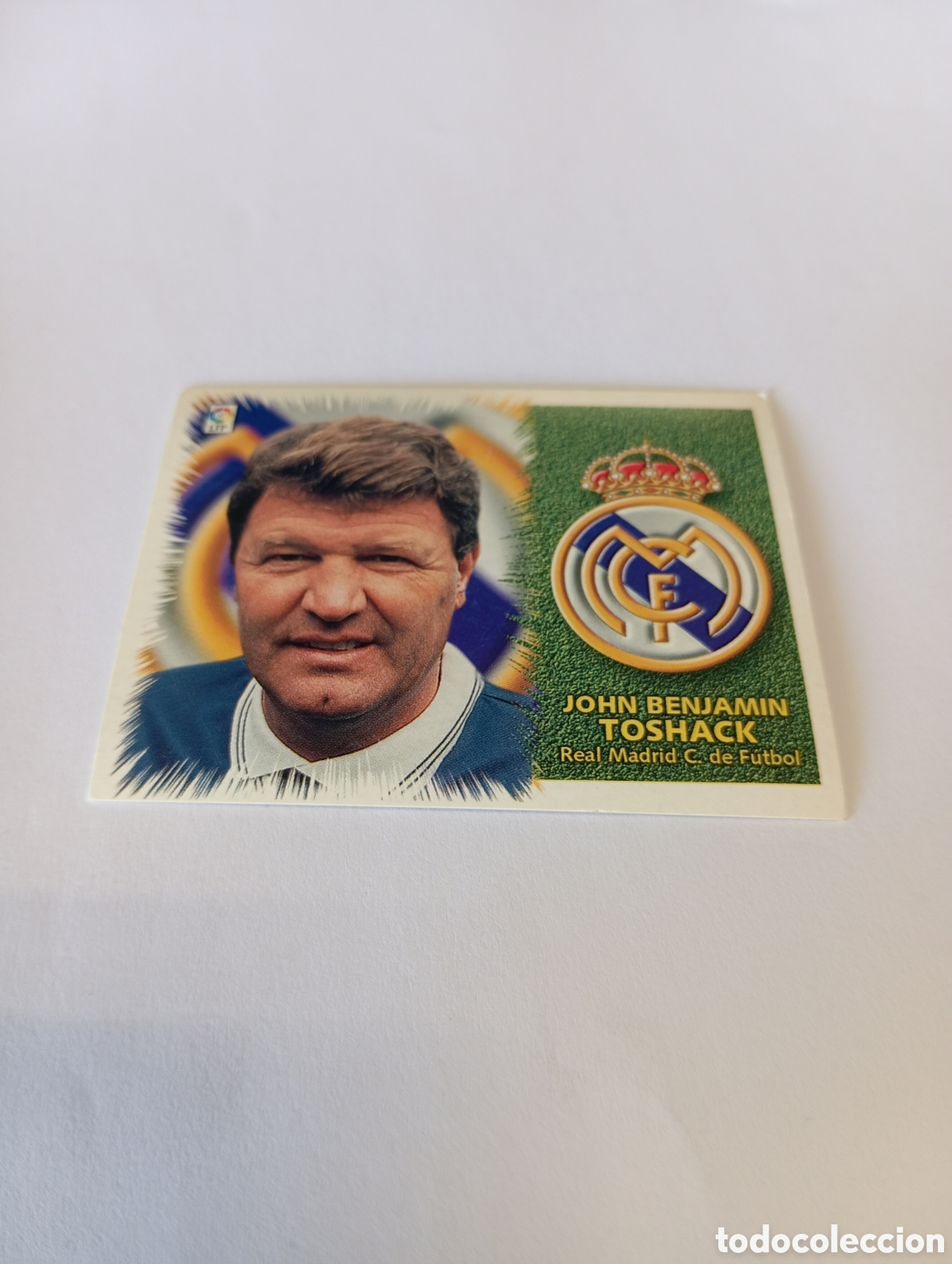 Cromos de F&uacute;tbol: ENTRENADOR JOHN TOSHACK Real Madrid LIGA ESTE 1999 2000 PANINI 99 00 NUEVO SIN PEGAR
