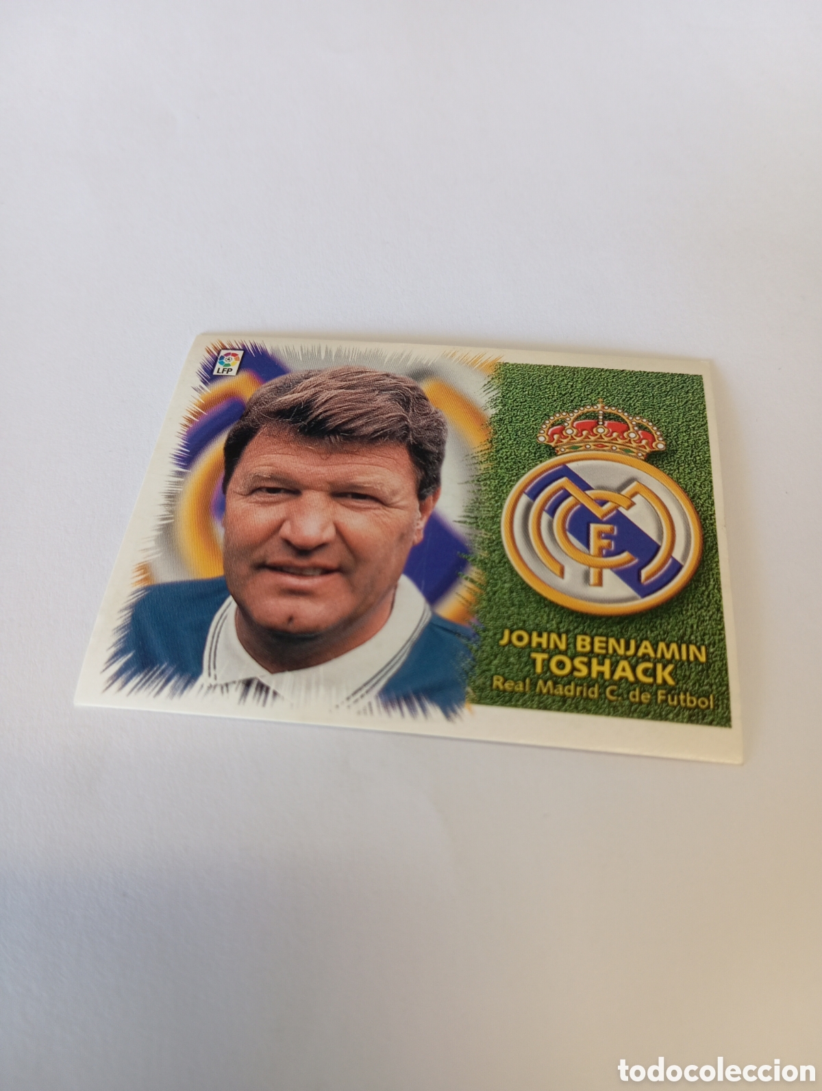 Cromos de F&uacute;tbol: ENTRENADOR JOHN TOSHACK Real Madrid LIGA ESTE 1999 2000 PANINI 99 00 NUEVO SIN PEGAR