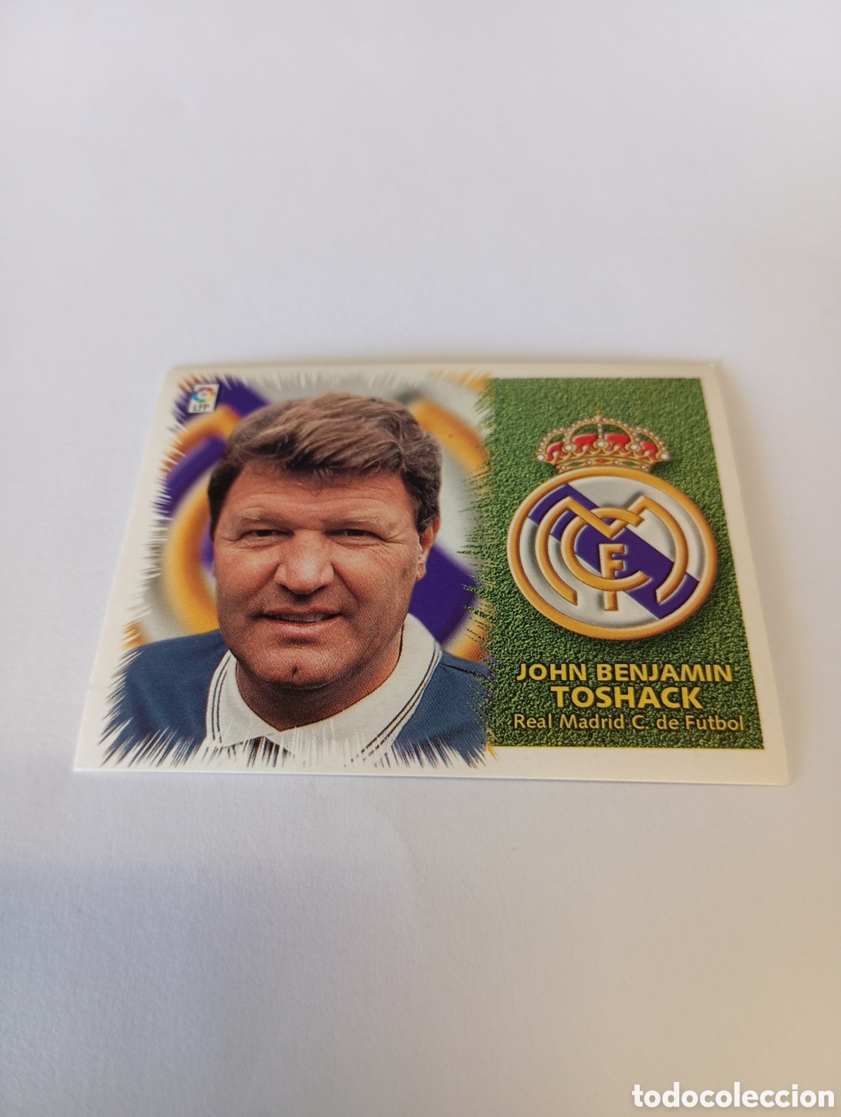 Cromos de F&uacute;tbol: ENTRENADOR JOHN TOSHACK Real Madrid LIGA ESTE 1999 2000 PANINI 99 00 NUEVO SIN PEGAR