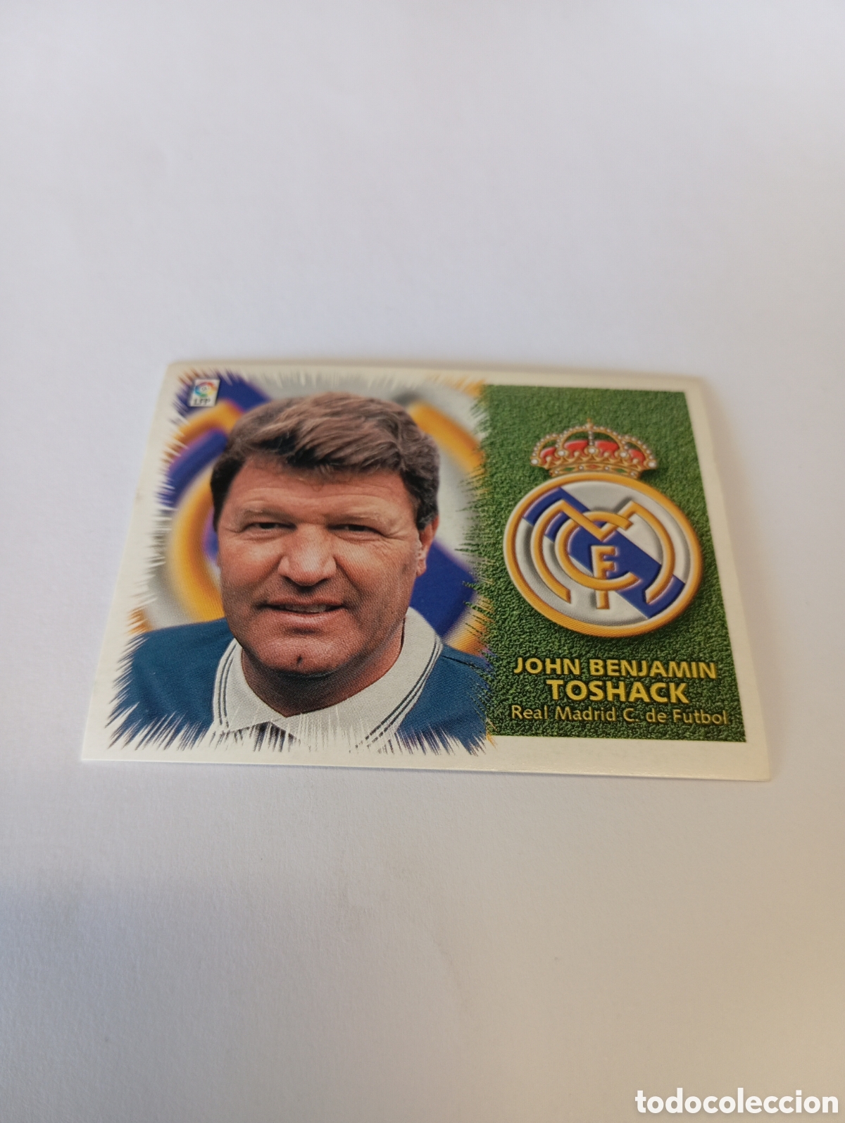 Cromos de F&uacute;tbol: ENTRENADOR JOHN TOSHACK Real Madrid LIGA ESTE 1999 2000 PANINI 99 00 NUEVO SIN PEGAR