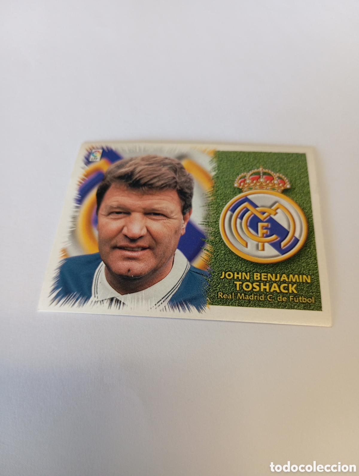 Cromos de F&uacute;tbol: ENTRENADOR JOHN TOSHACK Real Madrid LIGA ESTE 1999 2000 PANINI 99 00 NUEVO SIN PEGAR