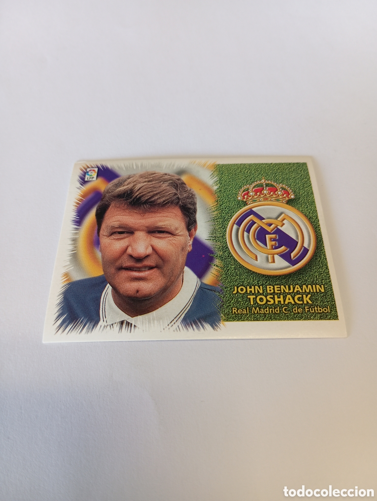 Cromos de F&uacute;tbol: ENTRENADOR JOHN TOSHACK Real Madrid LIGA ESTE 1999 2000 PANINI 99 00 NUEVO SIN PEGAR
