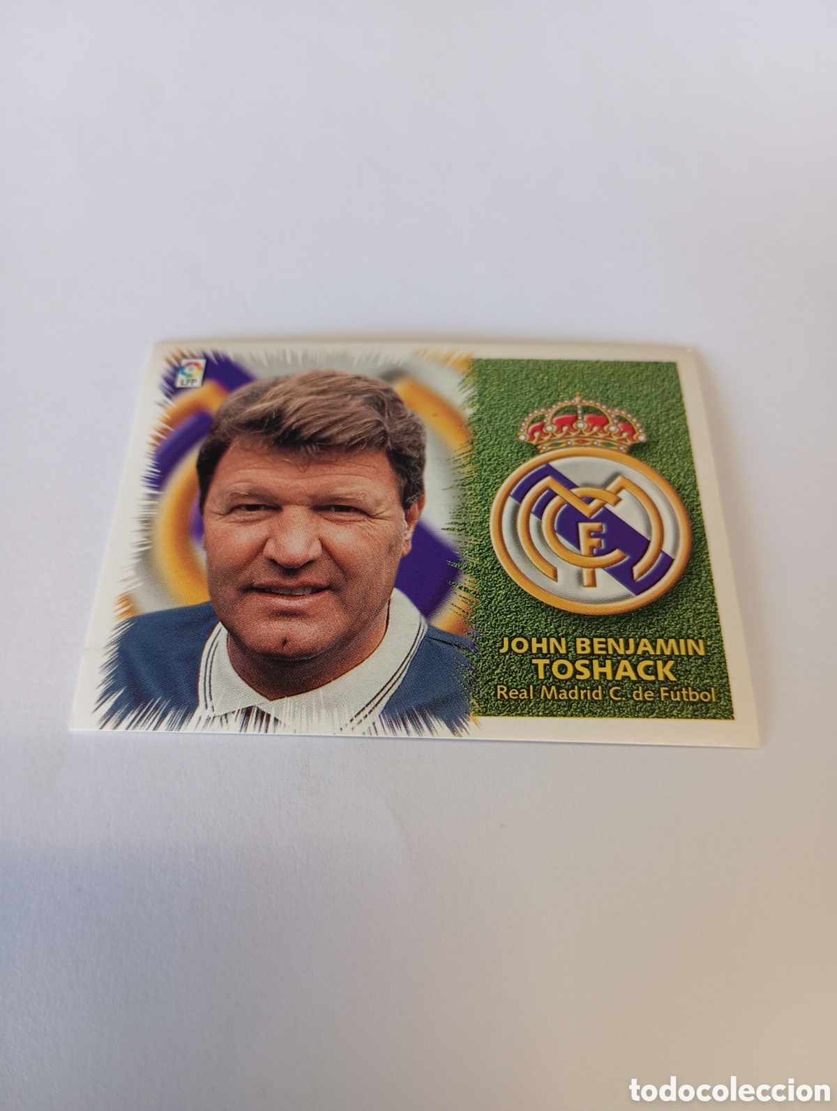 Cromos de F&uacute;tbol: ENTRENADOR JOHN TOSHACK Real Madrid LIGA ESTE 1999 2000 PANINI 99 00 NUEVO SIN PEGAR