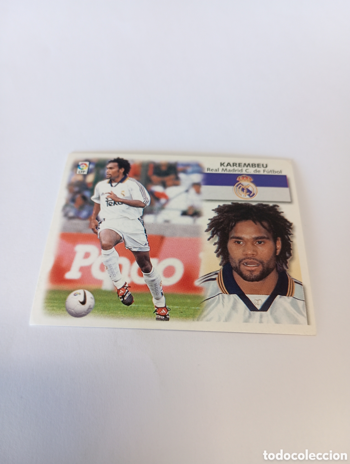Cromos de F&uacute;tbol: KAREMBEU Real Madrid LIGA ESTE 1999 2000 PANINI 99 00 NUEVO SIN PEGAR