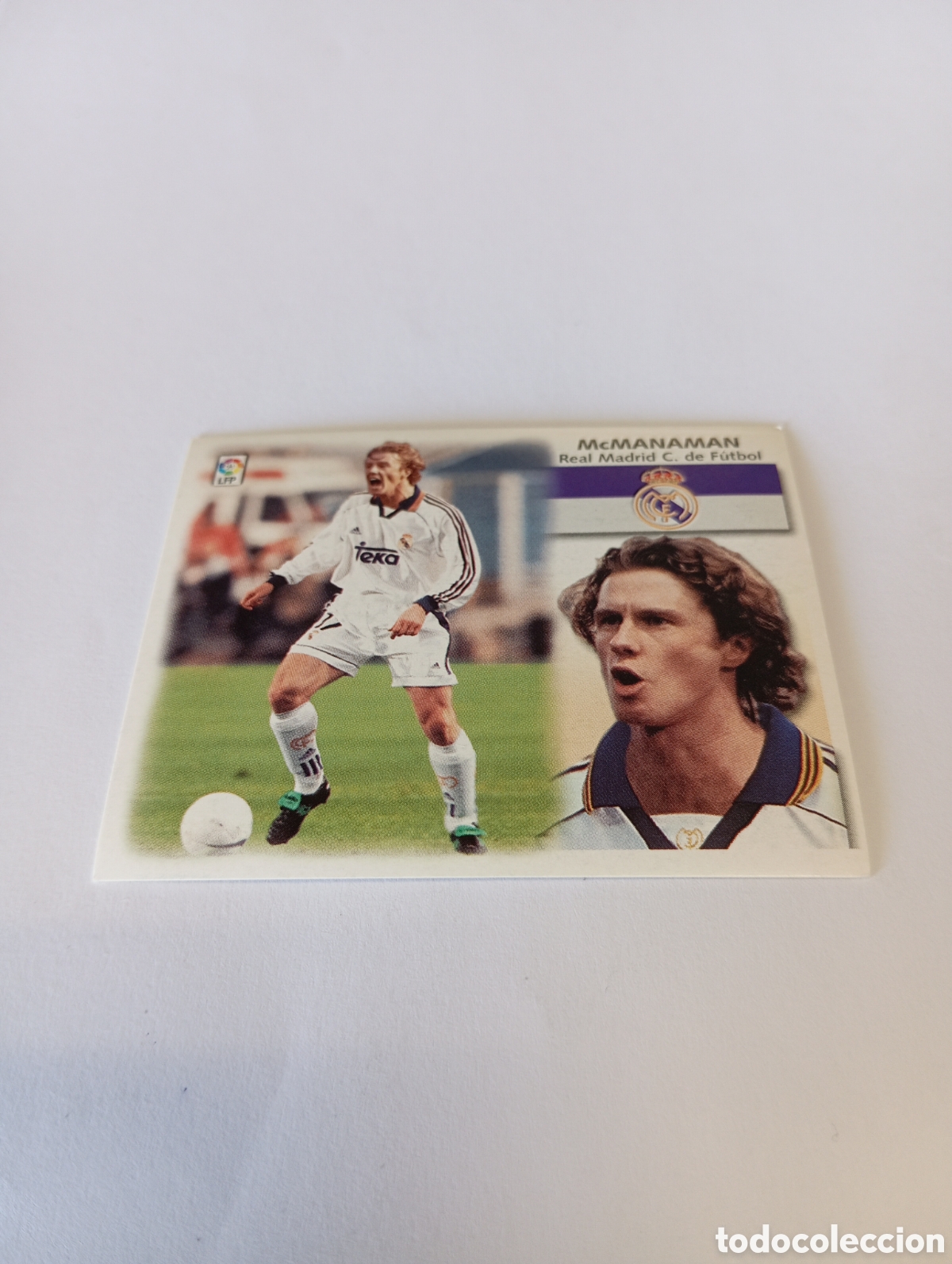 Cromos de F&uacute;tbol: McMANAMAN Real Madrid LIGA ESTE 1999 2000 PANINI 99 00 NUEVO SIN PEGAR