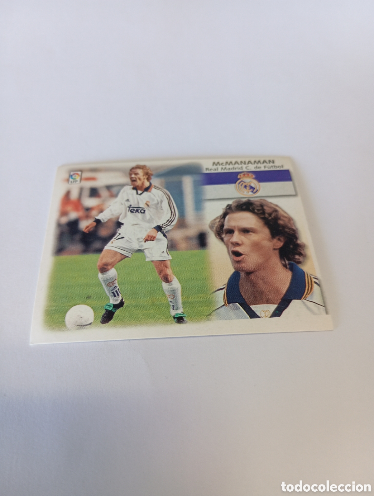 Cromos de F&uacute;tbol: McMANAMAN Real Madrid LIGA ESTE 1999 2000 PANINI 99 00 NUEVO SIN PEGAR