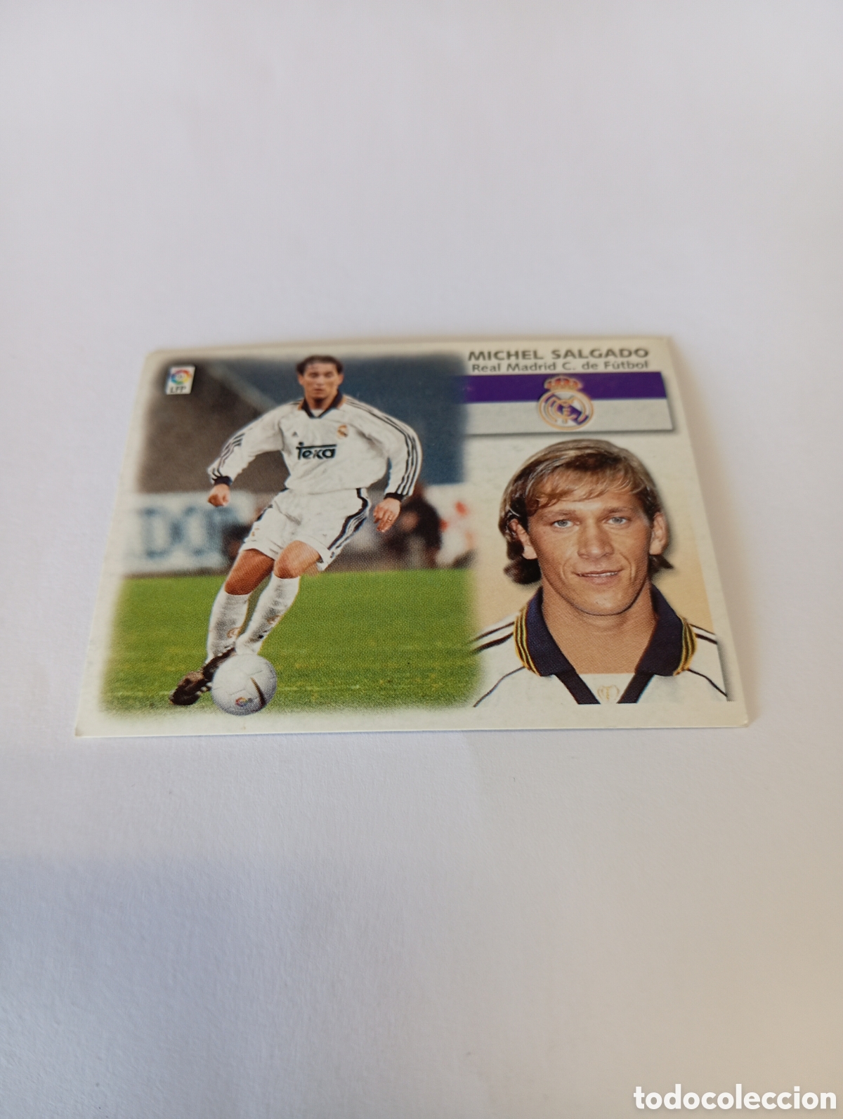 Cromos de F&uacute;tbol: MICHEL SALGADO Real Madrid LIGA ESTE 1999 2000 PANINI 99 00 NUEVO SIN PEGAR