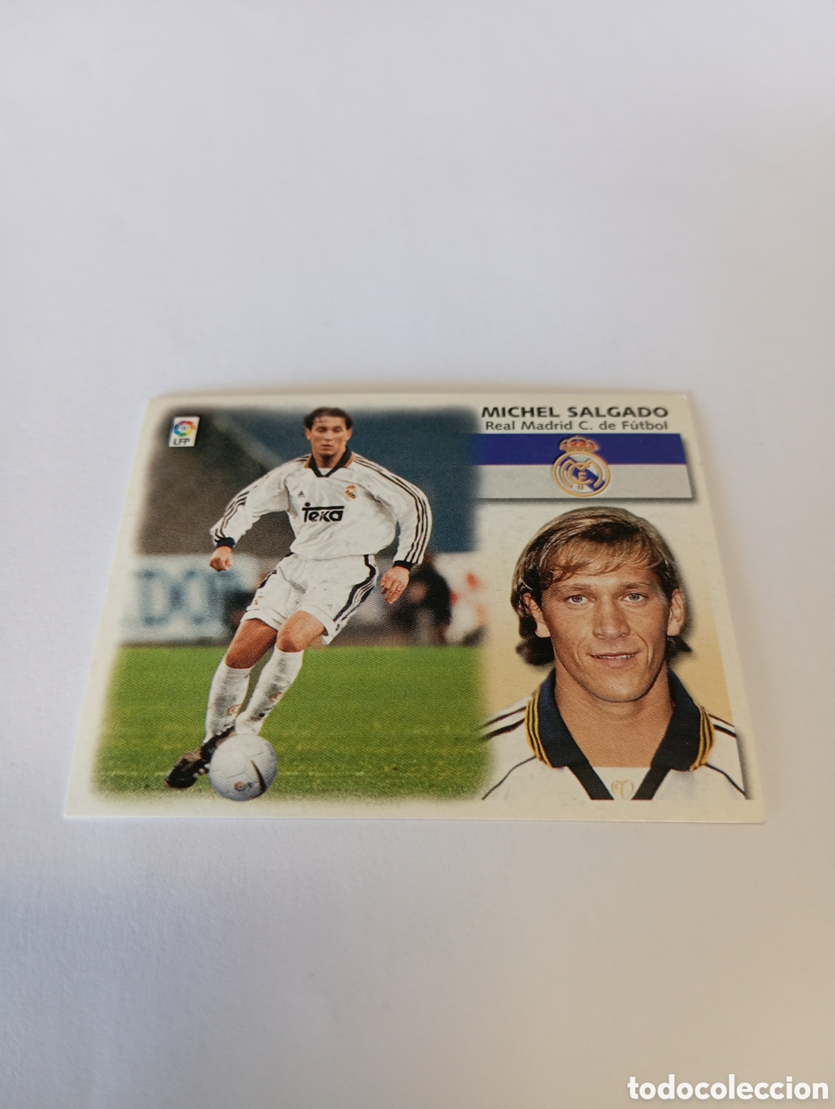 Cromos de F&uacute;tbol: MICHEL SALGADO Real Madrid LIGA ESTE 1999 2000 PANINI 99 00 NUEVO SIN PEGAR