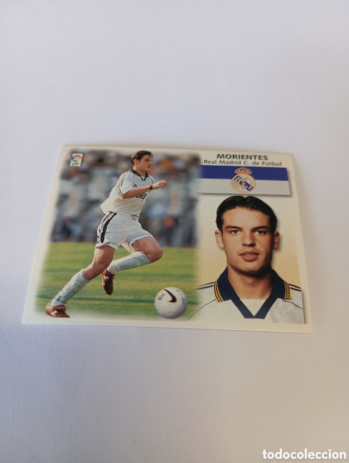 Cromos de F&uacute;tbol: MORIENTES Real Madrid LIGA ESTE 1999 2000 PANINI 99 00 NUEVO SIN PEGAR