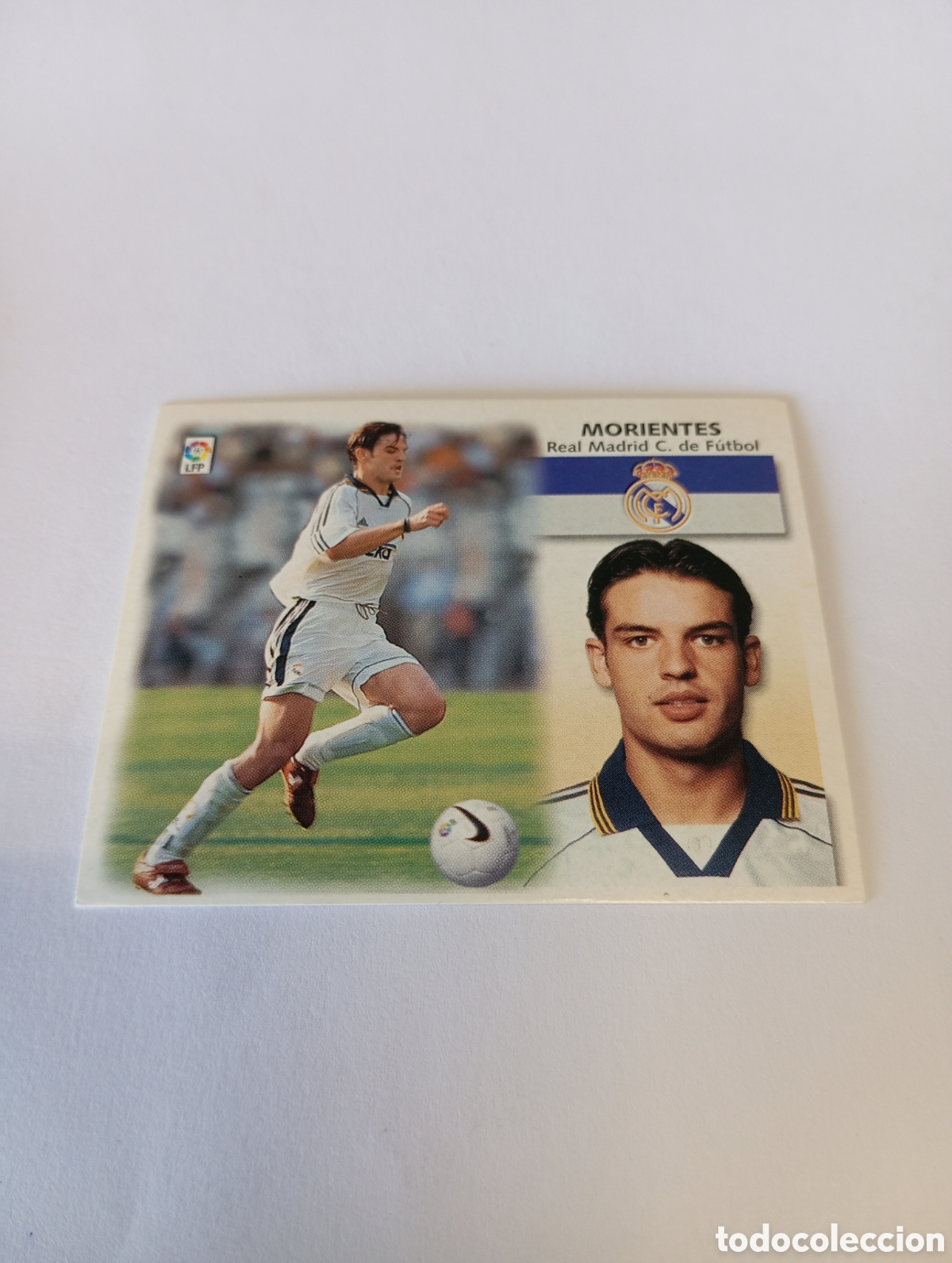 Cromos de F&uacute;tbol: MORIENTES Real Madrid LIGA ESTE 1999 2000 PANINI 99 00 NUEVO SIN PEGAR