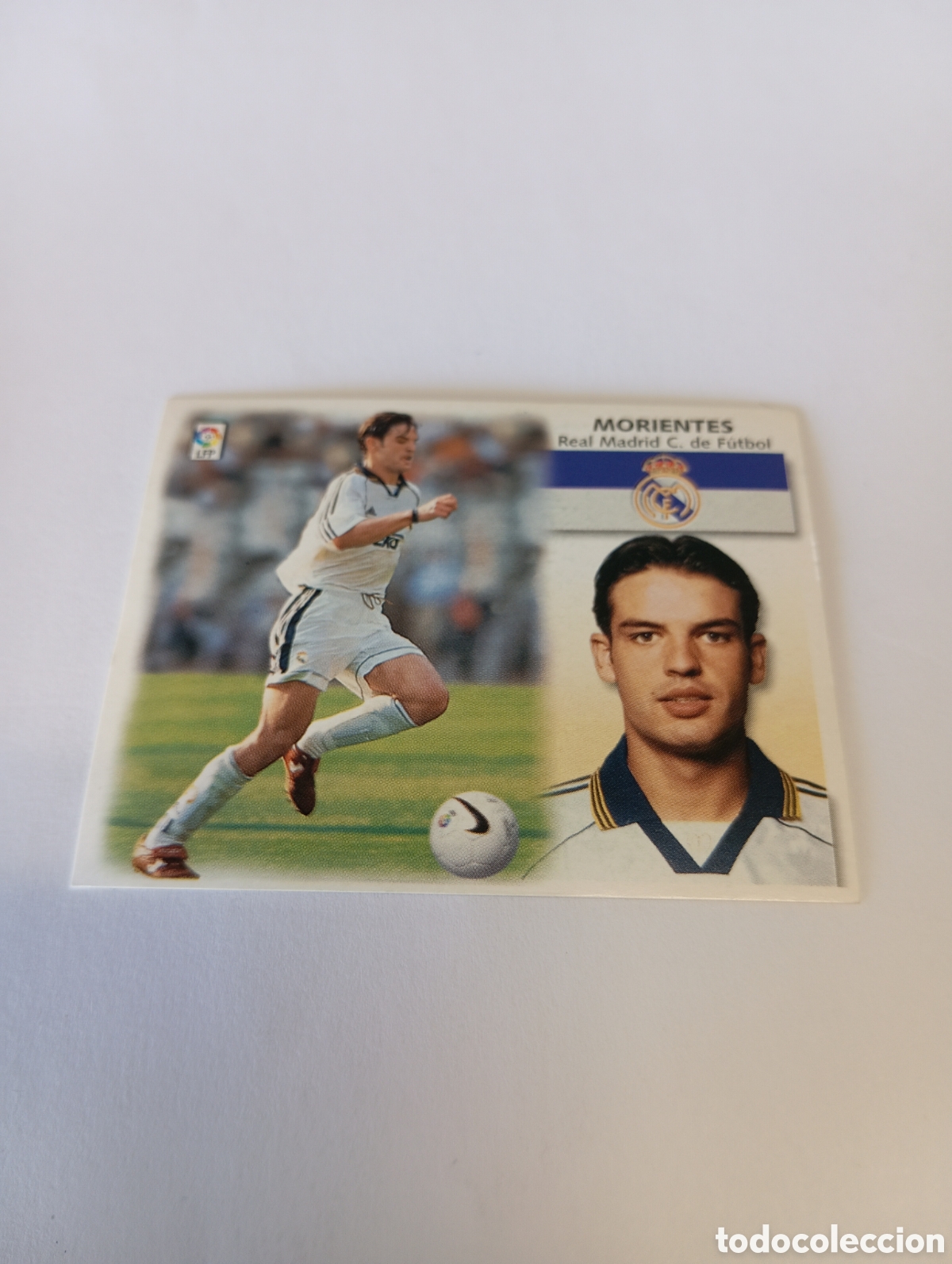 Cromos de F&uacute;tbol: MORIENTES Real Madrid LIGA ESTE 1999 2000 PANINI 99 00 NUEVO SIN PEGAR