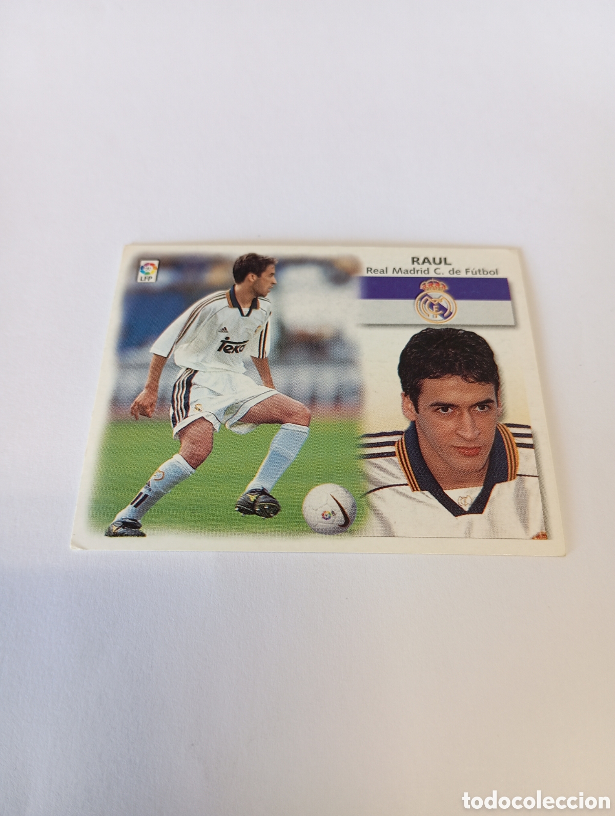 Cromos de F&uacute;tbol: RAUL Real Madrid LIGA ESTE 1999 2000 PANINI 99 00 NUEVO SIN PEGAR