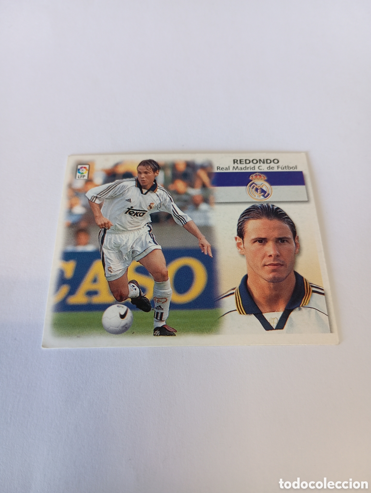 Cromos de F&uacute;tbol: REDONDO Real Madrid LIGA ESTE 1999 2000 PANINI 99 00 NUEVO SIN PEGAR