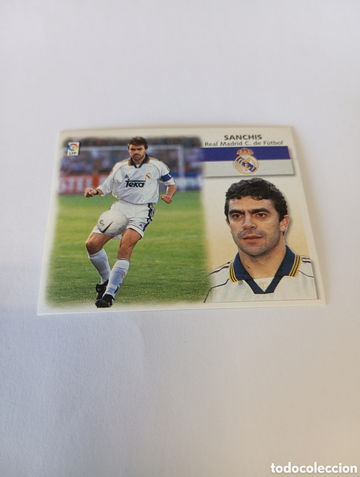 Cromos de F&uacute;tbol: SANCHIS Real Madrid LIGA ESTE 1999 2000 PANINI 99 00 NUEVO SIN PEGAR