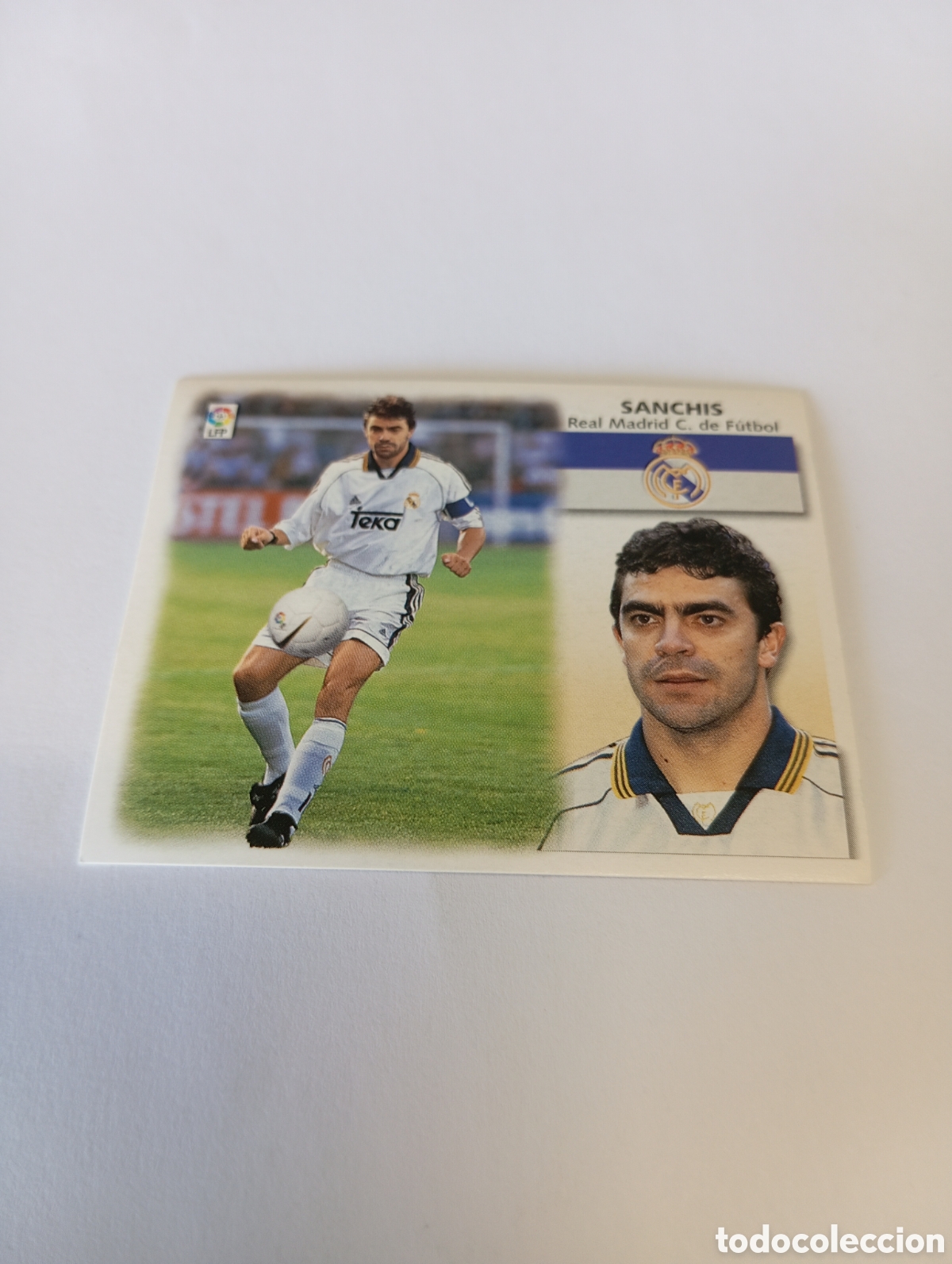 Cromos de F&uacute;tbol: SANCHIS Real Madrid LIGA ESTE 1999 2000 PANINI 99 00 NUEVO SIN PEGAR