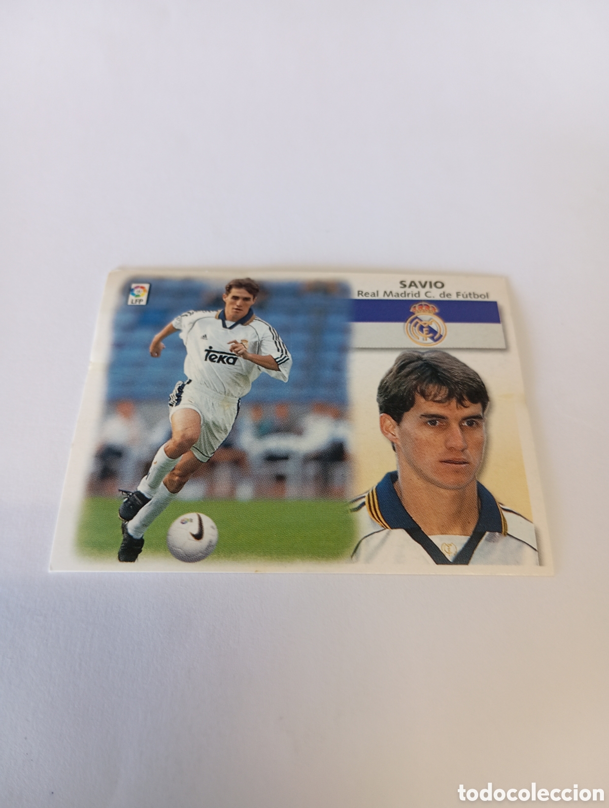 Cromos de F&uacute;tbol: SAVIO Real Madrid LIGA ESTE 1999 2000 PANINI 99 00 NUEVO SIN PEGAR