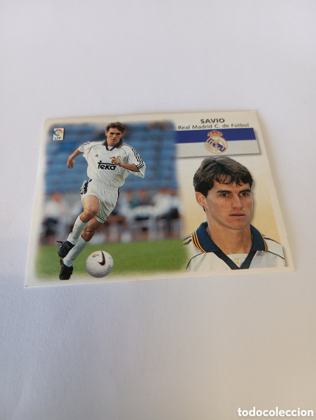 Cromos de F&uacute;tbol: SAVIO Real Madrid LIGA ESTE 1999 2000 PANINI 99 00 NUEVO SIN PEGAR