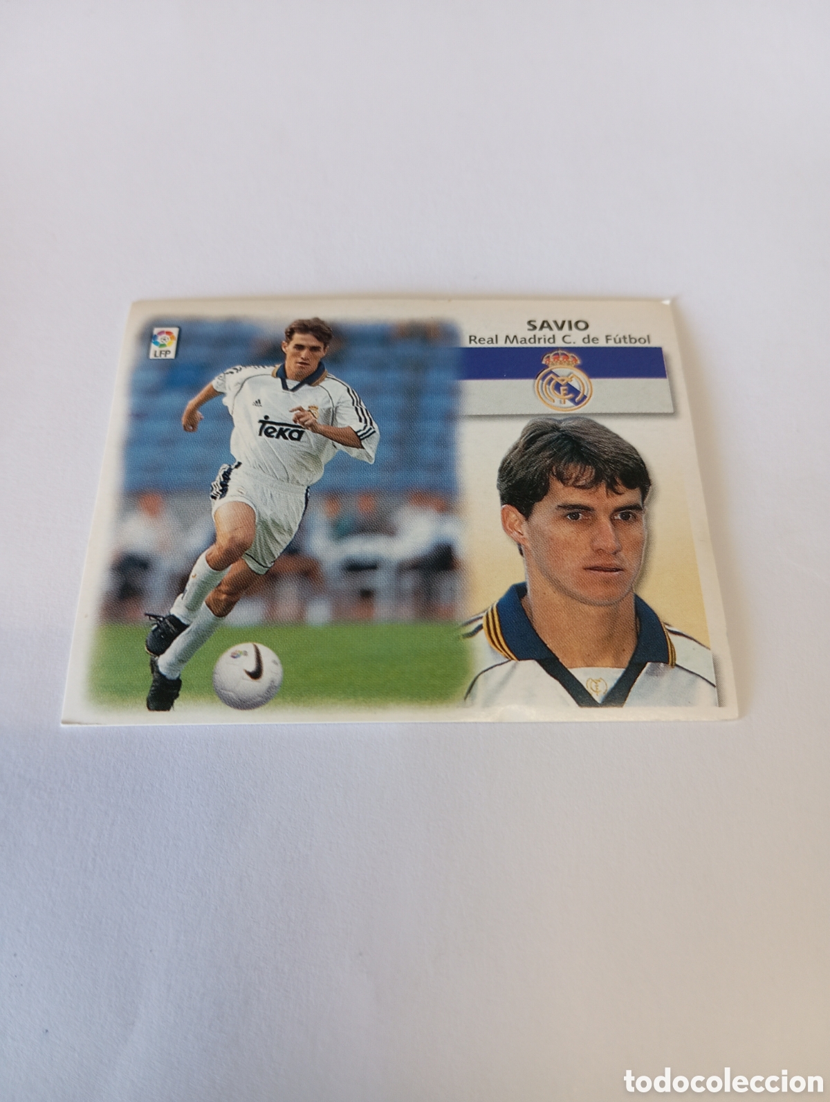 Cromos de F&uacute;tbol: SAVIO Real Madrid LIGA ESTE 1999 2000 PANINI 99 00 NUEVO SIN PEGAR