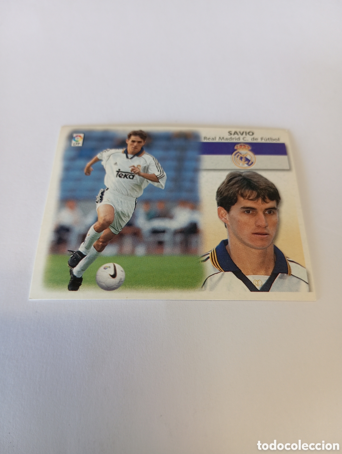 Cromos de F&uacute;tbol: SAVIO Real Madrid LIGA ESTE 1999 2000 PANINI 99 00 NUEVO SIN PEGAR