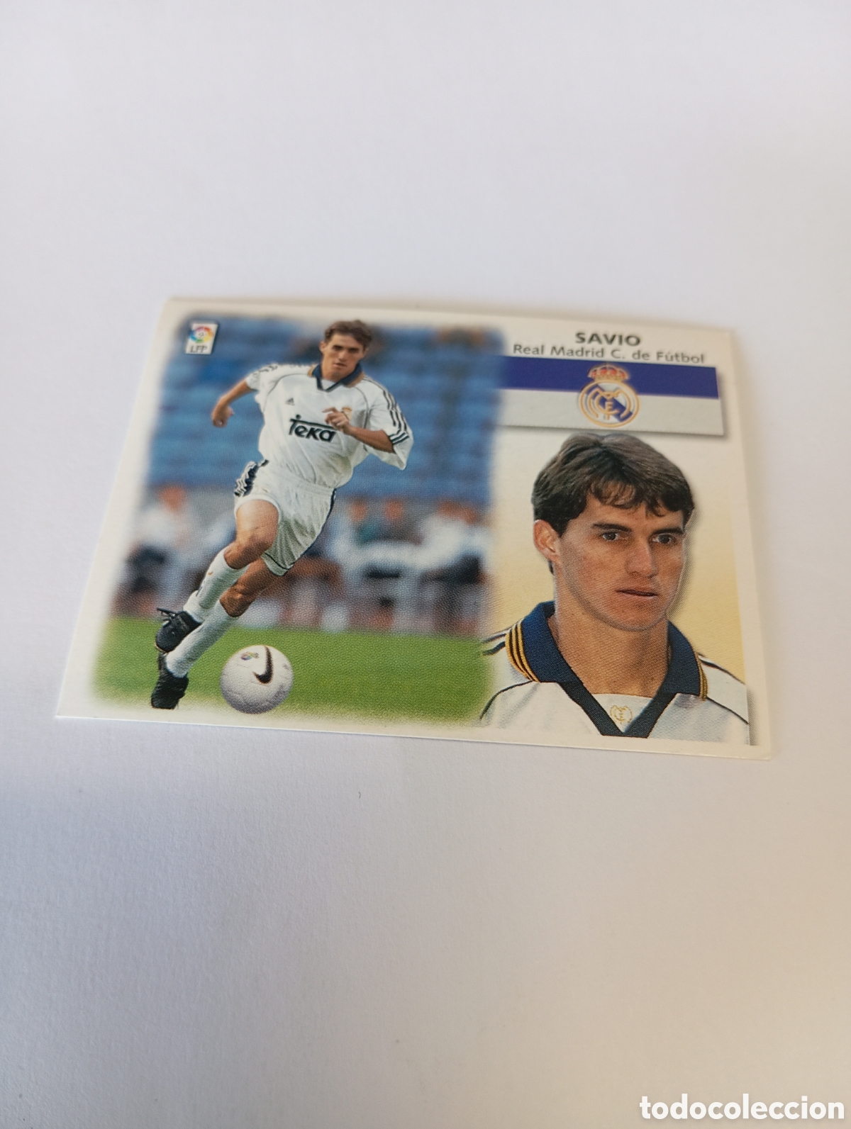 Cromos de F&uacute;tbol: SAVIO Real Madrid LIGA ESTE 1999 2000 PANINI 99 00 NUEVO SIN PEGAR