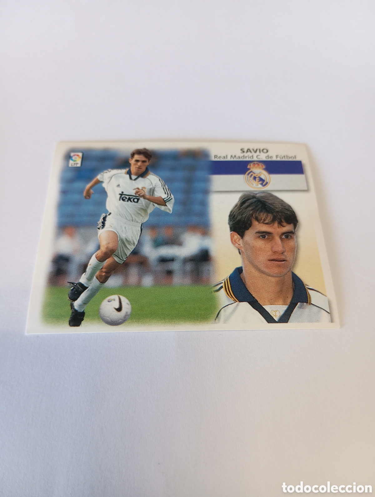 Cromos de F&uacute;tbol: SAVIO Real Madrid LIGA ESTE 1999 2000 PANINI 99 00 NUEVO SIN PEGAR