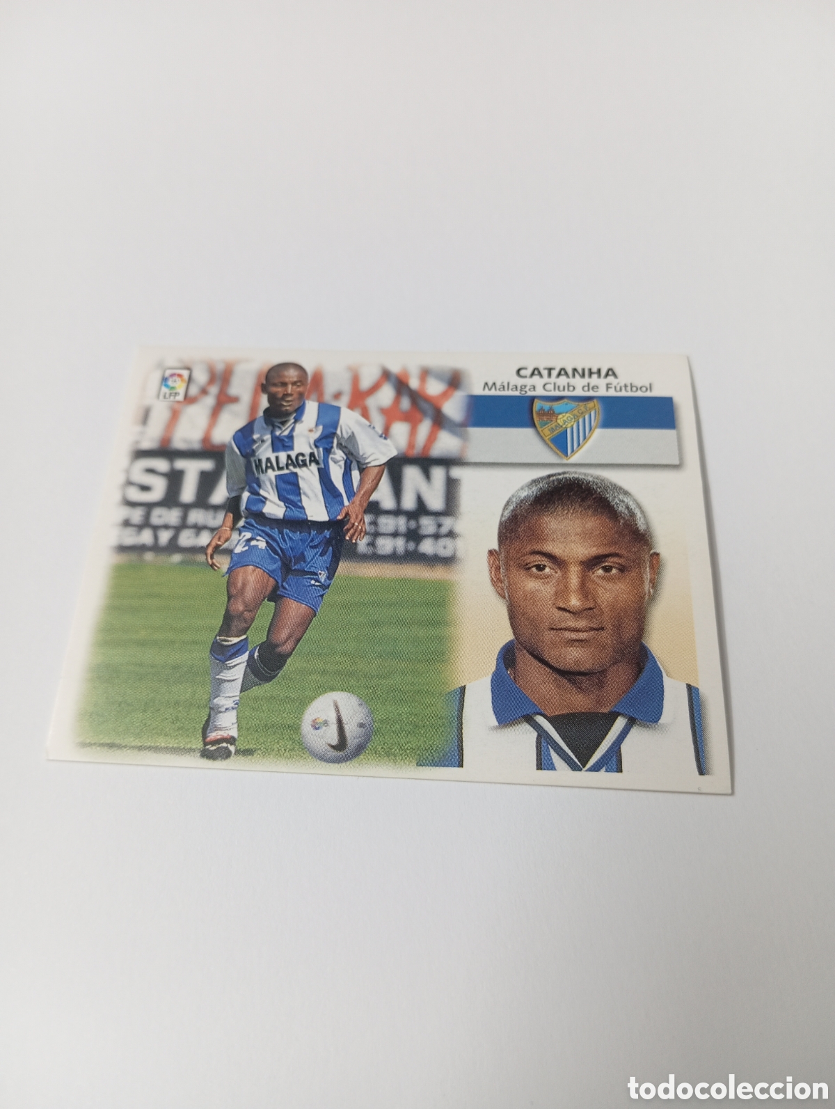 Cromos de F&uacute;tbol: CATANHA M&aacute;laga LIGA ESTE 1999 2000 PANINI 99 00 NUEVO SIN PEGAR