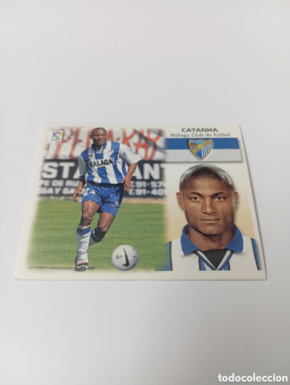 Cromos de F&uacute;tbol: CATANHA M&aacute;laga LIGA ESTE 1999 2000 PANINI 99 00 NUEVO SIN PEGAR