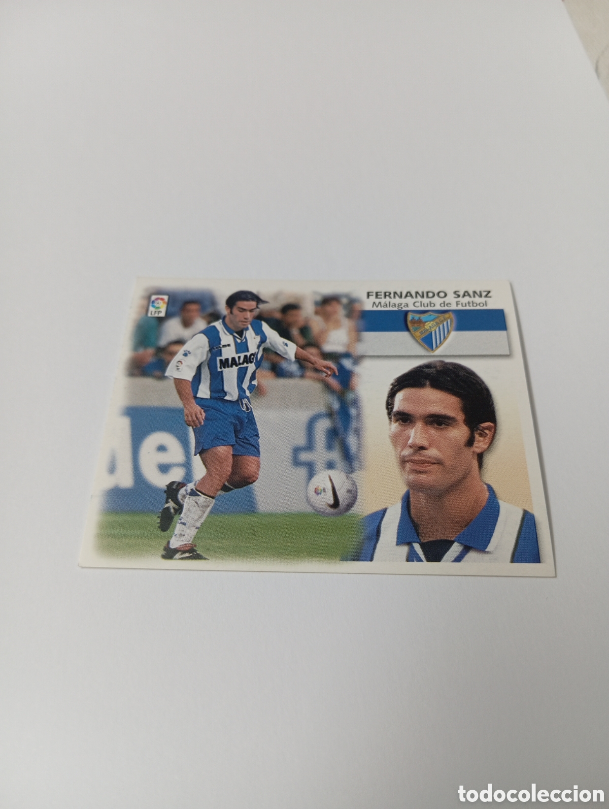 Cromos de F&uacute;tbol: FERNANDO SANZ M&aacute;laga LIGA ESTE 1999 2000 PANINI 99 00 NUEVO SIN PEGAR