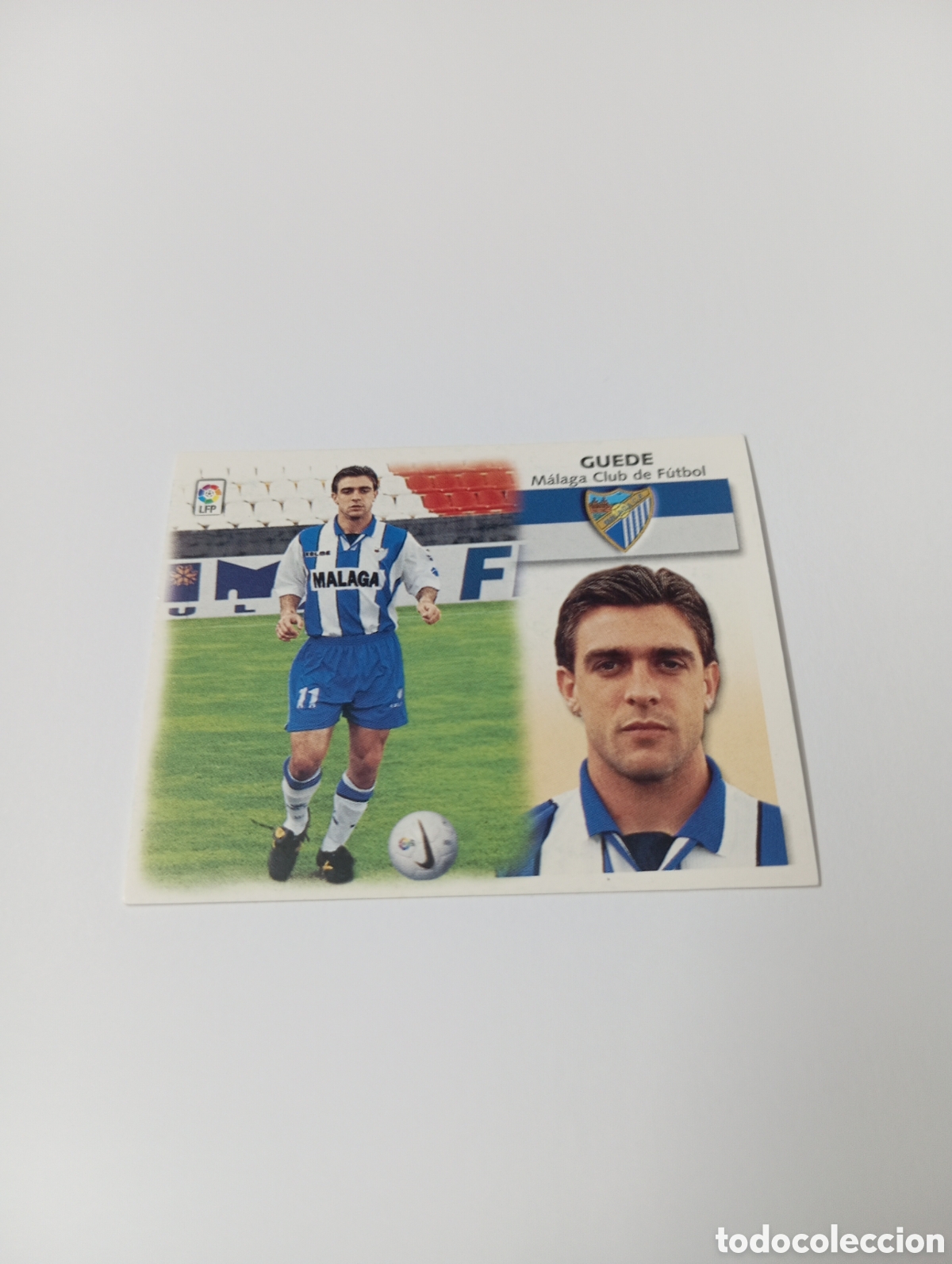 Cromos de F&uacute;tbol: GUEDE BAJA M&aacute;laga LIGA ESTE 1999 2000 PANINI 99 00 NUEVO SIN PEGAR