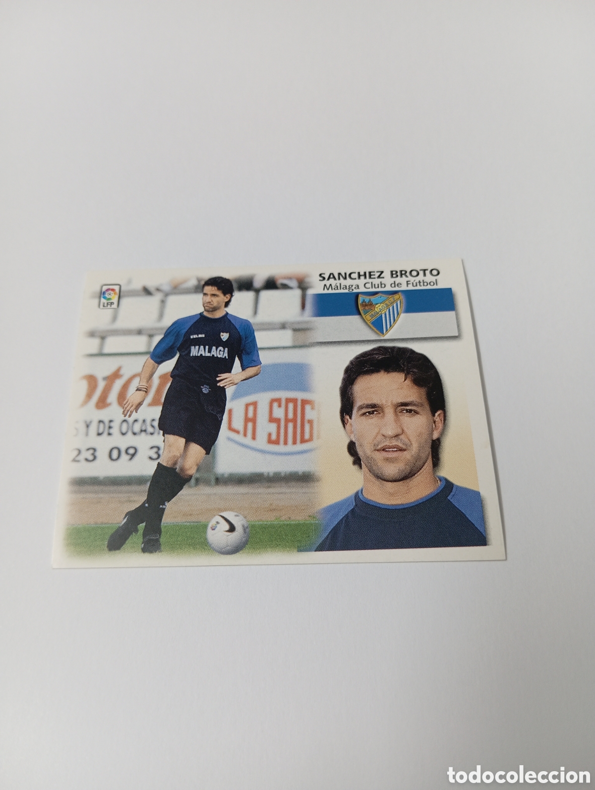Cromos de F&uacute;tbol: S&Aacute;NCHEZ BROTO M&aacute;laga LIGA ESTE 1999 2000 PANINI 99 00 NUEVO SIN PEGAR
