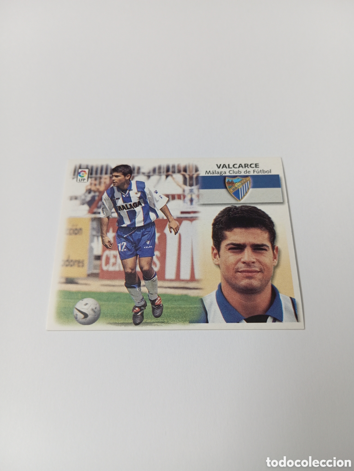 Cromos de F&uacute;tbol: VALCARCE M&aacute;laga LIGA ESTE 1999 2000 PANINI 99 00 NUEVO SIN PEGAR