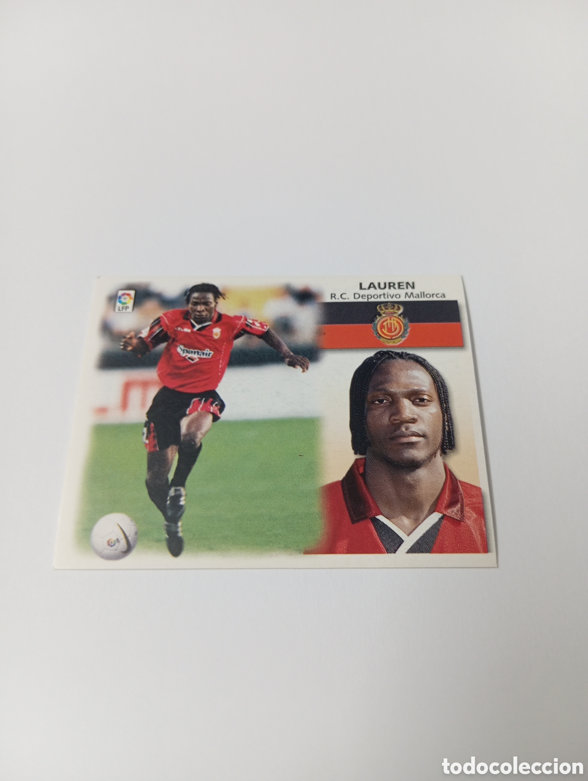 Cromos de F&uacute;tbol: LAUREN Mallorca LIGA ESTE 1999 2000 PANINI 99 00 NUEVO SIN PEGAR