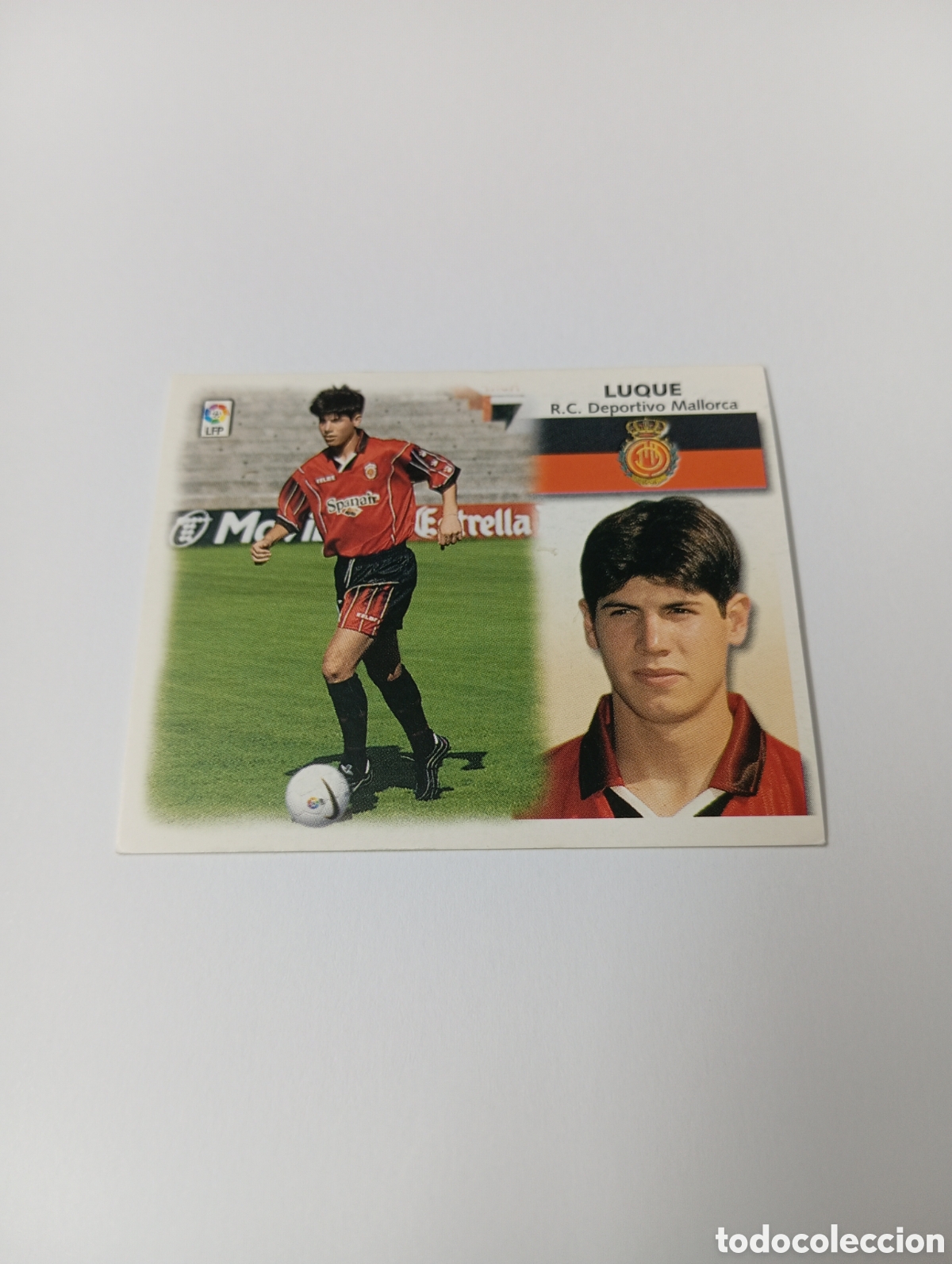 Cromos de F&uacute;tbol: LUQUE BAJA Mallorca LIGA ESTE 1999 2000 PANINI 99 00 NUEVO SIN PEGAR