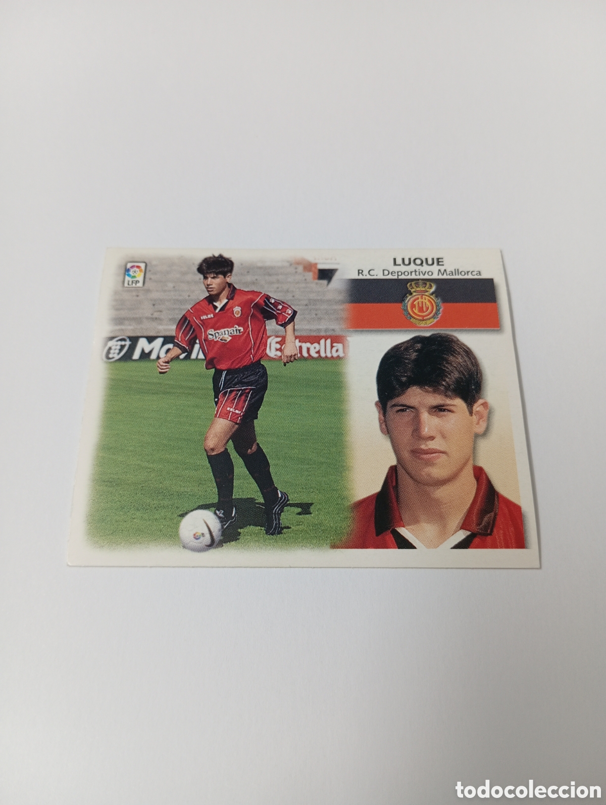 Cromos de F&uacute;tbol: LUQUE BAJA Mallorca LIGA ESTE 1999 2000 PANINI 99 00 NUEVO SIN PEGAR