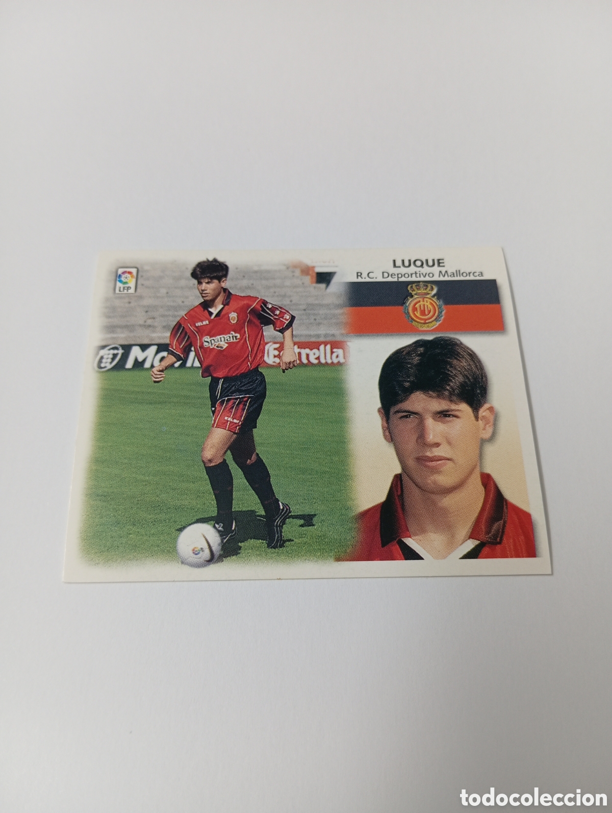 Cromos de F&uacute;tbol: LUQUE BAJA Mallorca LIGA ESTE 1999 2000 PANINI 99 00 NUEVO SIN PEGAR