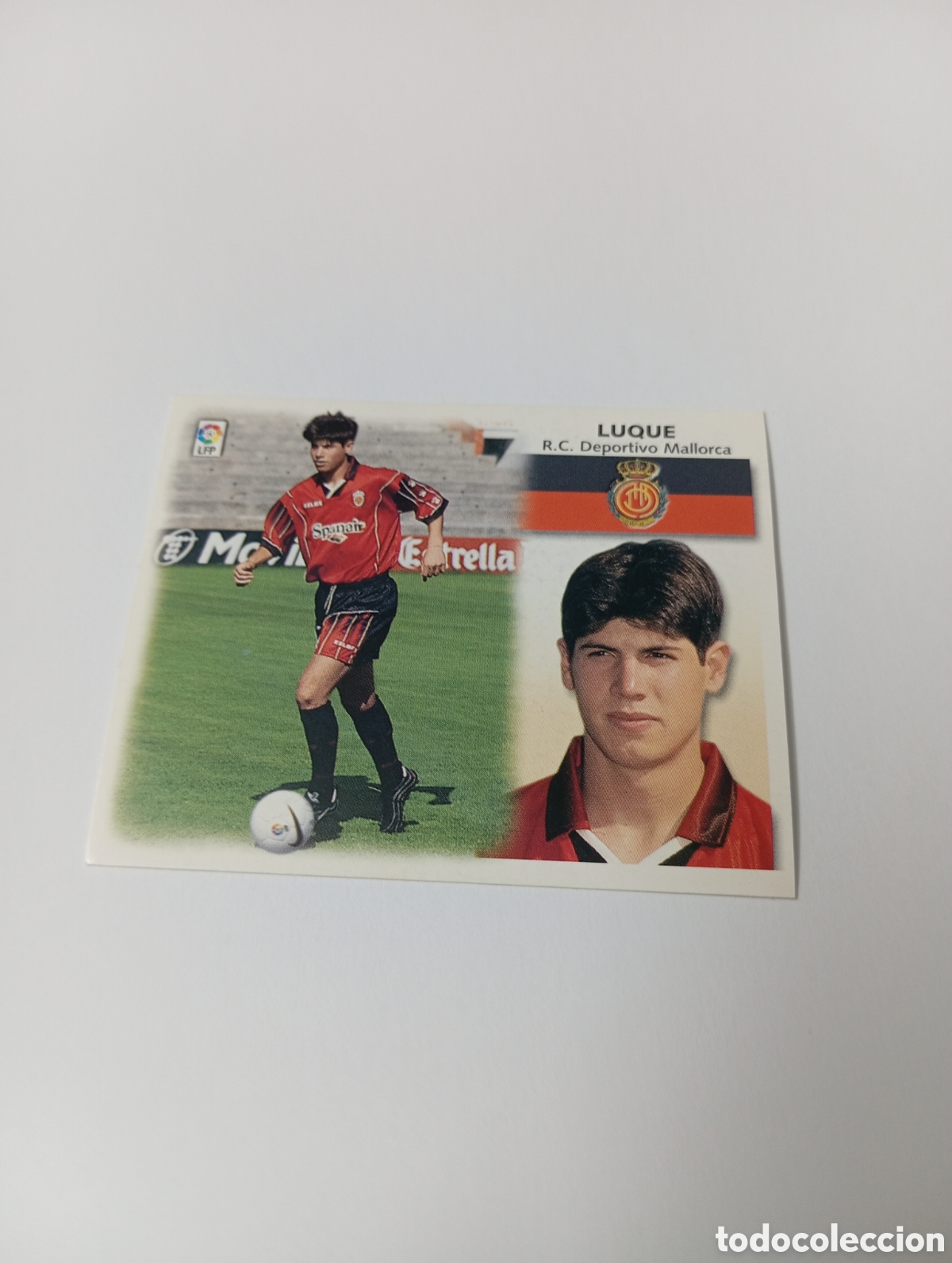 Cromos de F&uacute;tbol: LUQUE BAJA Mallorca LIGA ESTE 1999 2000 PANINI 99 00 NUEVO SIN PEGAR