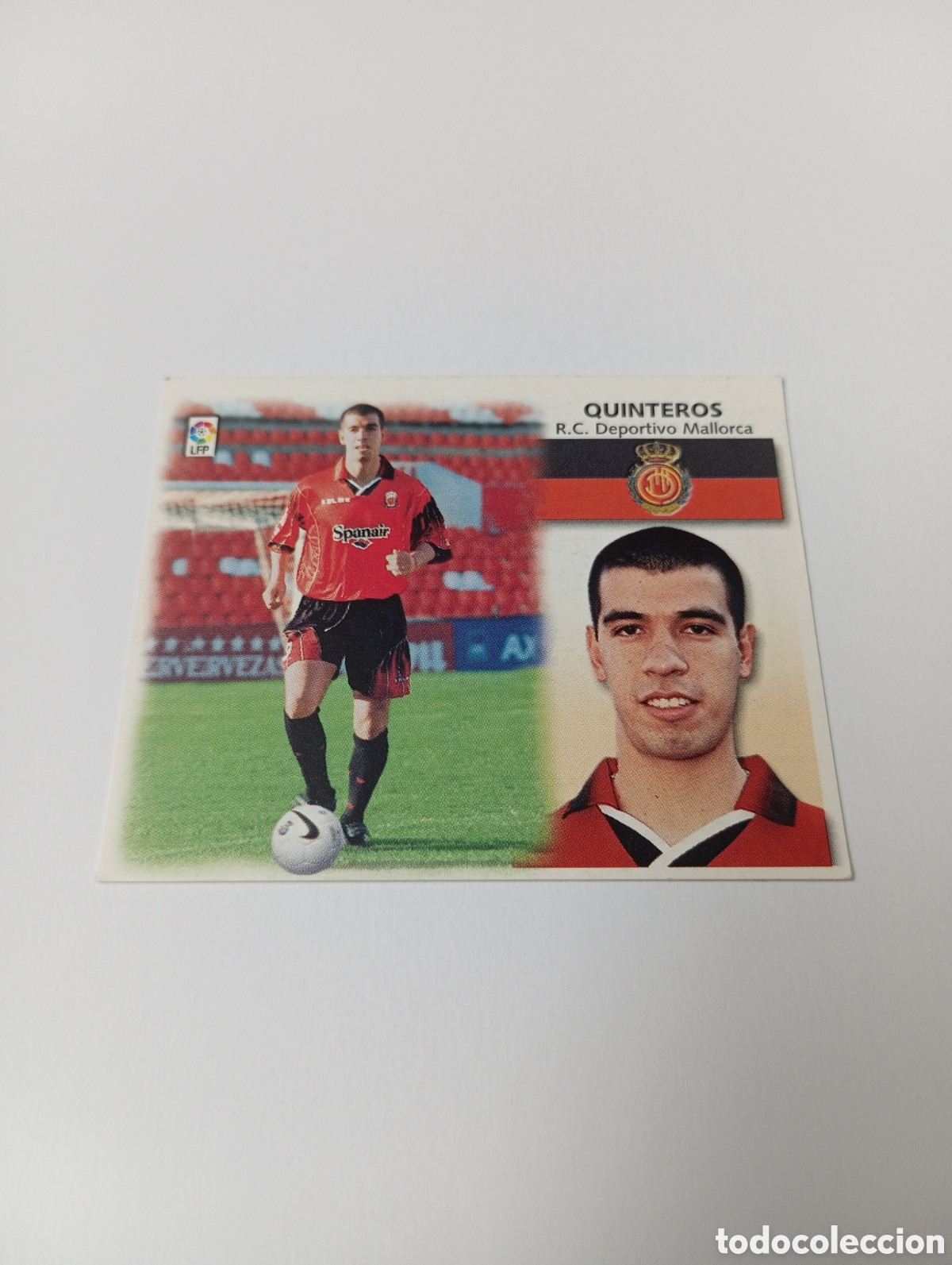 Cromos de F&uacute;tbol: QUINTEROS COLOCA Mallorca LIGA ESTE 1999 2000 PANINI 99 00 NUEVO SIN PEGAR