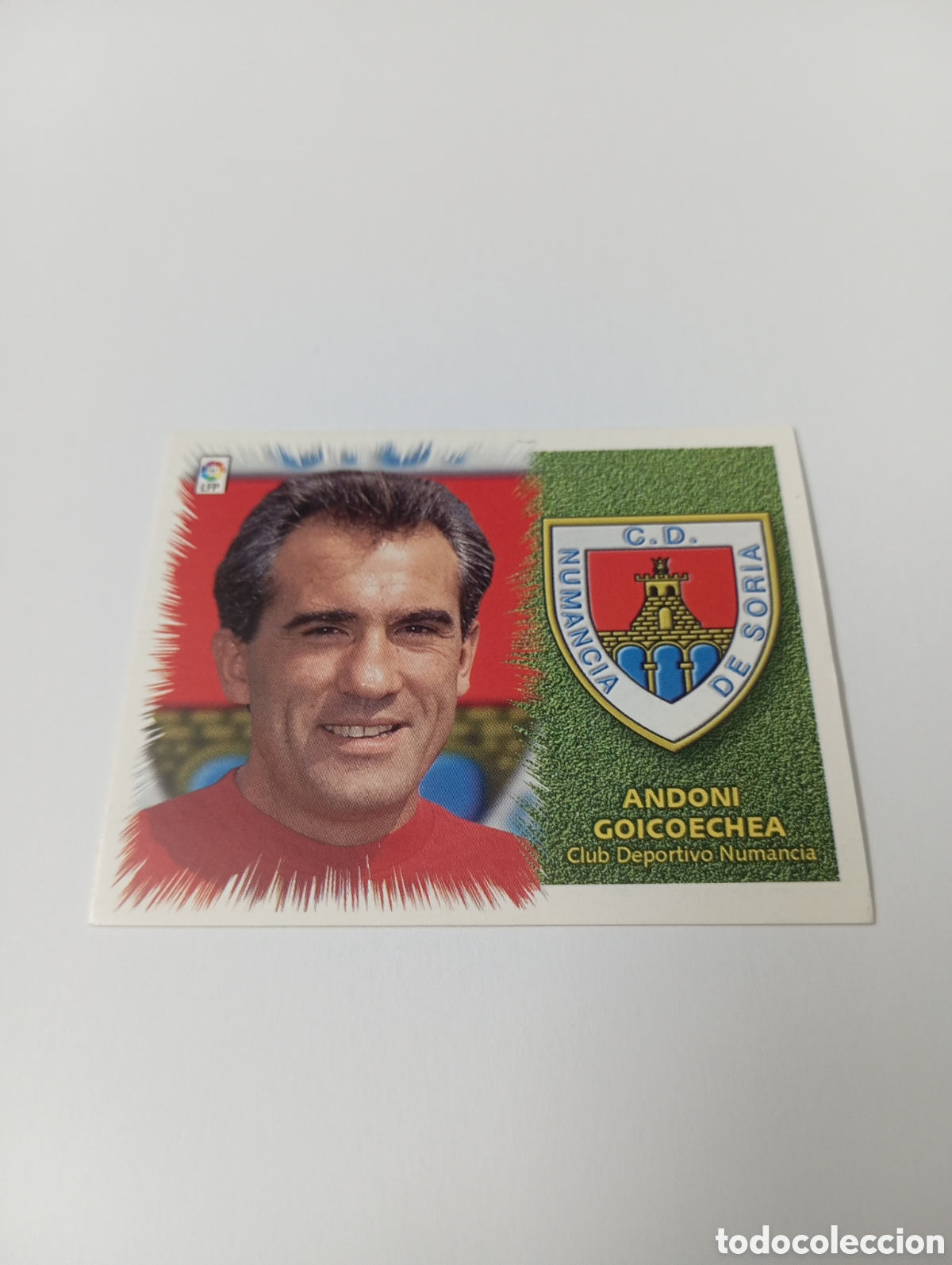 Cromos de F&uacute;tbol: ENTRENADOR ANDONI GOICOECHEA Numancia LIGA ESTE 1999 2000 PANINI 99 00 NUEVO SIN PEGAR