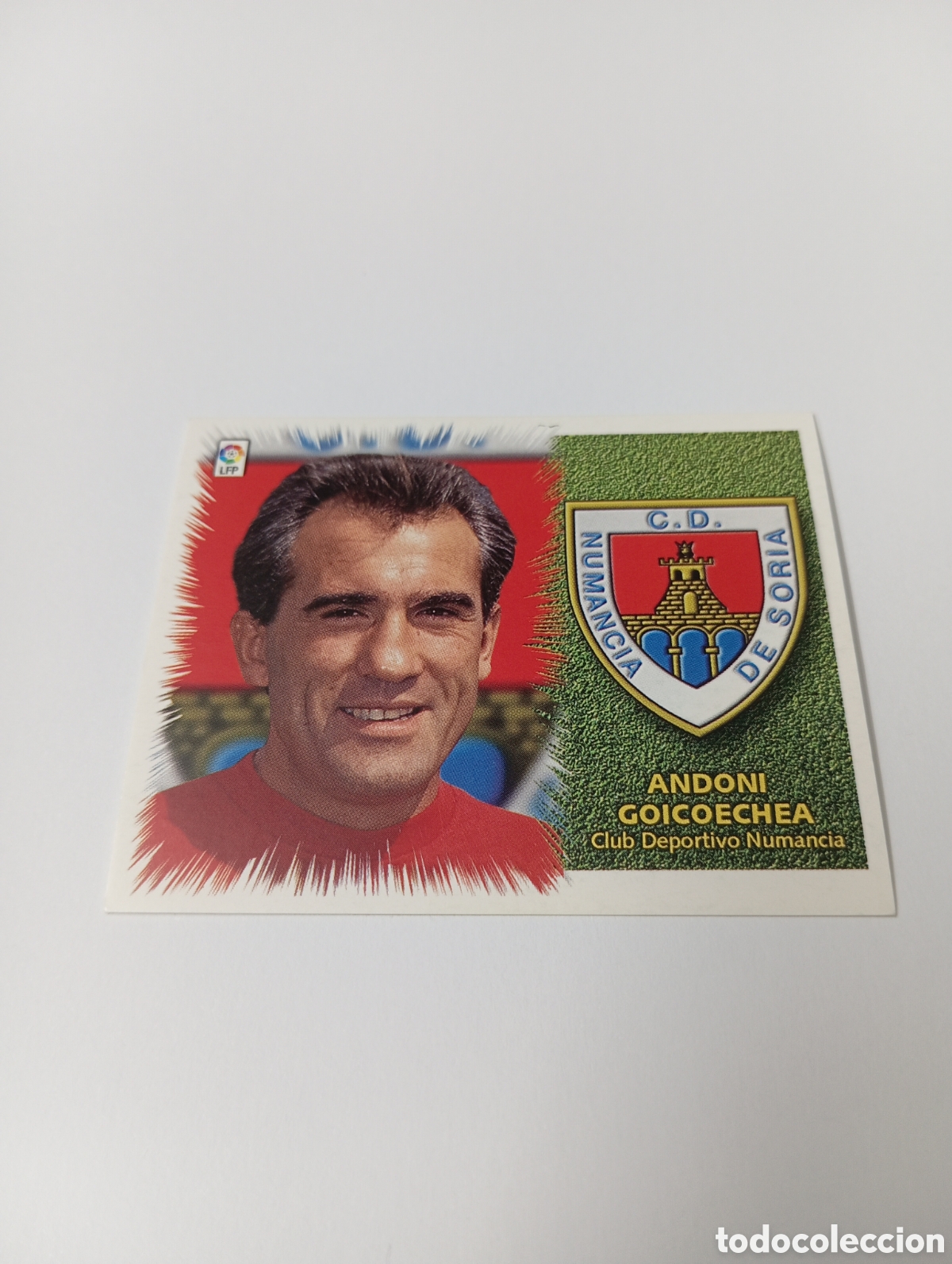 Cromos de F&uacute;tbol: ENTRENADOR ANDONI GOICOECHEA Numancia LIGA ESTE 1999 2000 PANINI 99 00 NUEVO SIN PEGAR
