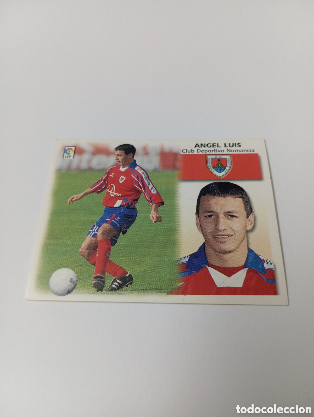 Cromos de F&uacute;tbol: &Aacute;NGEL LUIS BAJA Numancia LIGA ESTE 1999 2000 PANINI 99 00 NUEVO SIN PEGAR