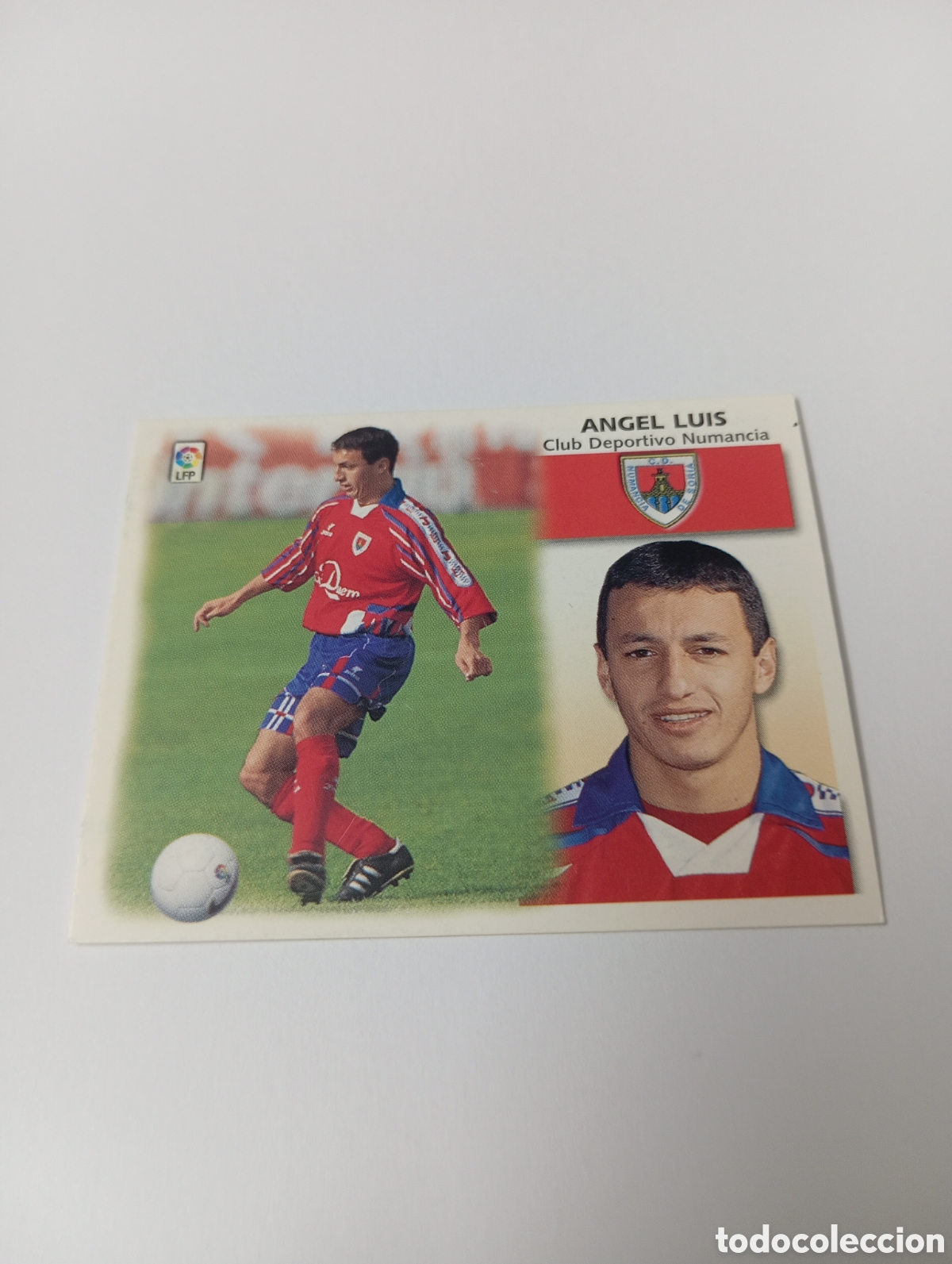 Cromos de F&uacute;tbol: &Aacute;NGEL LUIS BAJA Numancia LIGA ESTE 1999 2000 PANINI 99 00 NUEVO SIN PEGAR