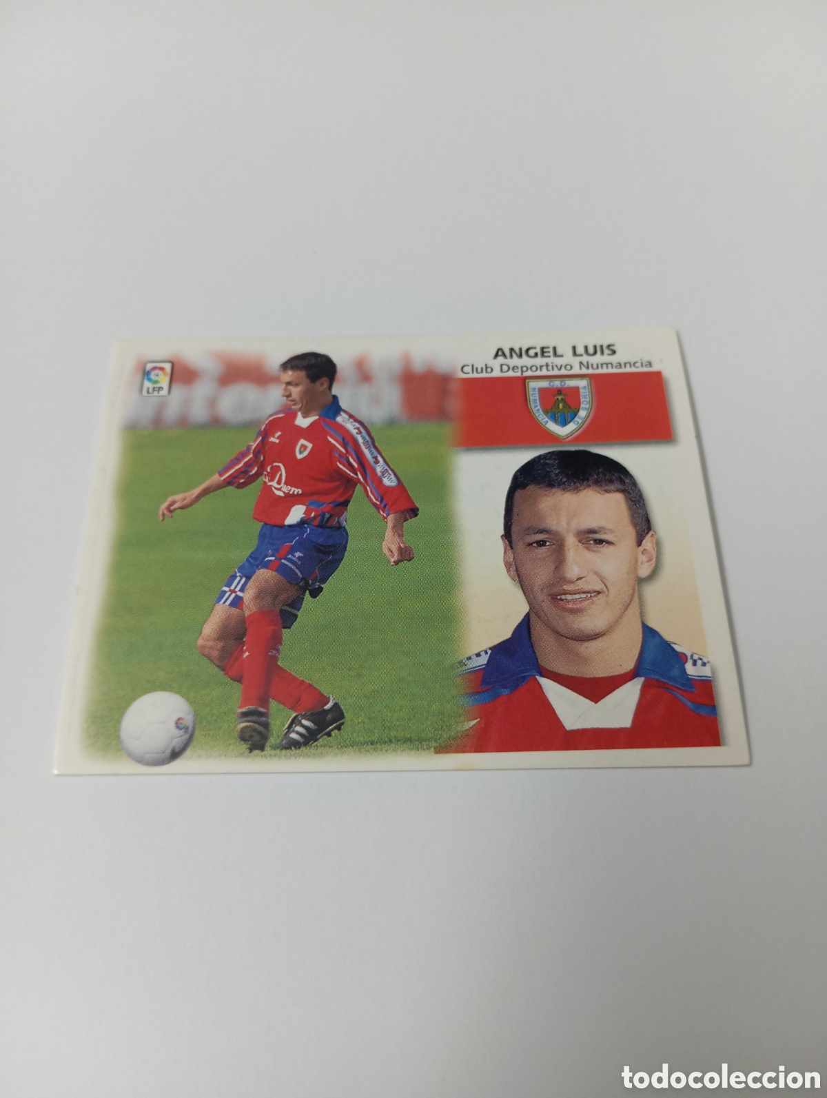 Cromos de F&uacute;tbol: &Aacute;NGEL LUIS BAJA Numancia LIGA ESTE 1999 2000 PANINI 99 00 NUEVO SIN PEGAR