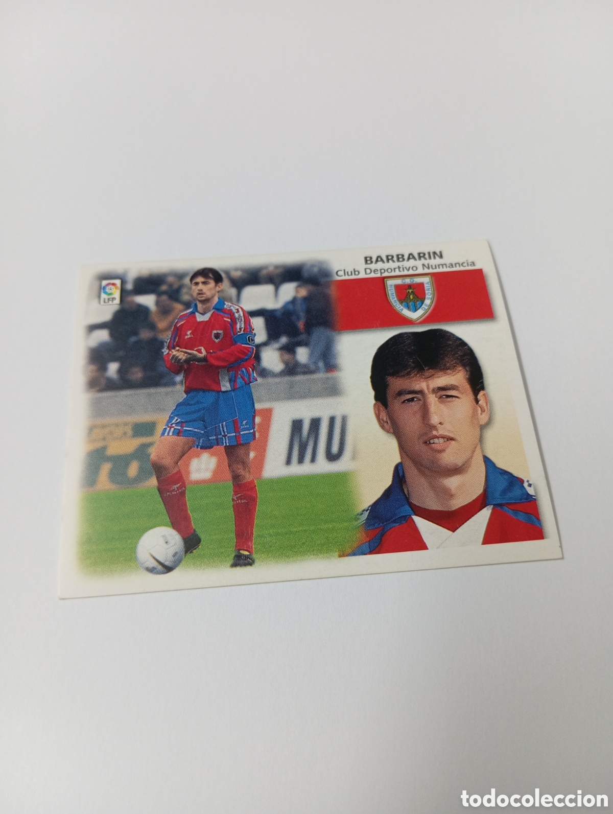 Cromos de F&uacute;tbol: BARBARIN BAJA Numancia LIGA ESTE 1999 2000 PANINI 99 00 NUEVO SIN PEGAR