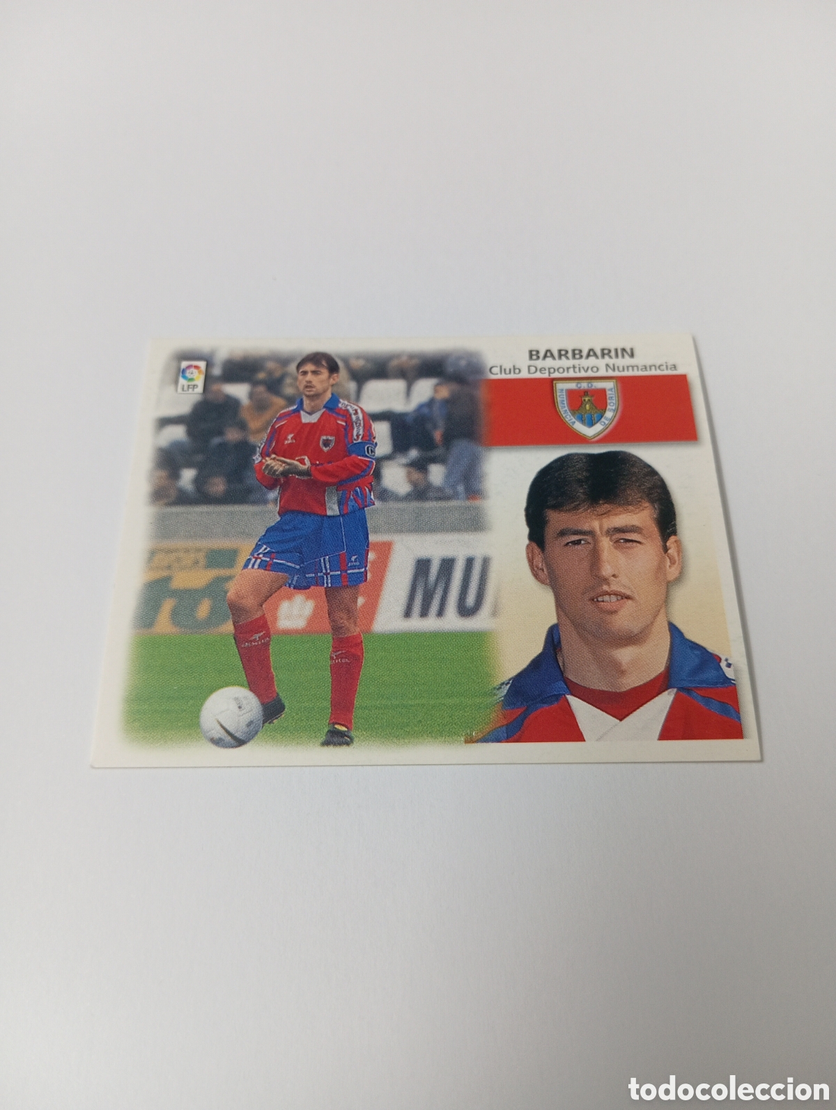 Cromos de F&uacute;tbol: BARBARIN BAJA Numancia LIGA ESTE 1999 2000 PANINI 99 00 NUEVO SIN PEGAR