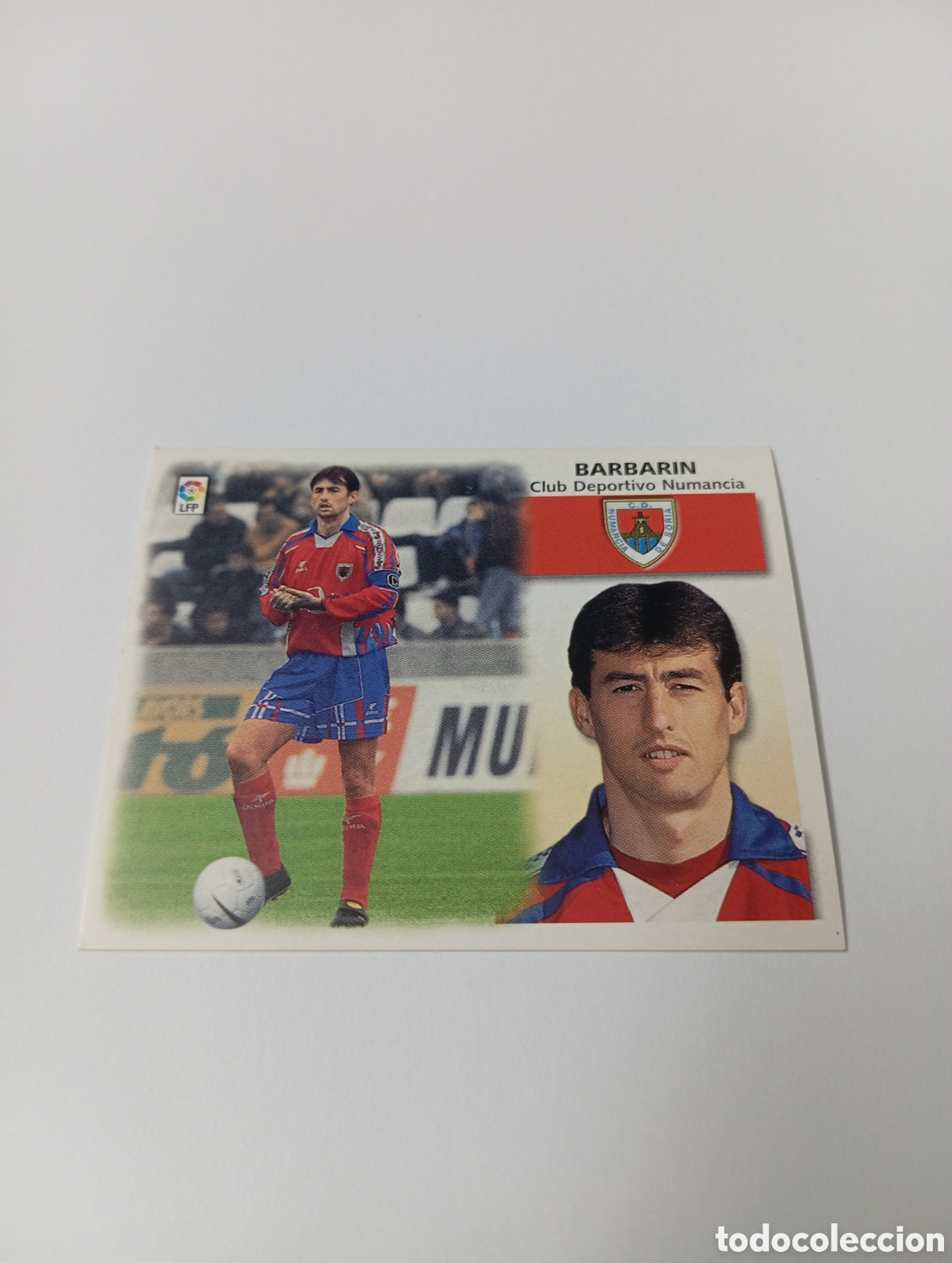 Cromos de F&uacute;tbol: BARBARIN BAJA Numancia LIGA ESTE 1999 2000 PANINI 99 00 NUEVO SIN PEGAR